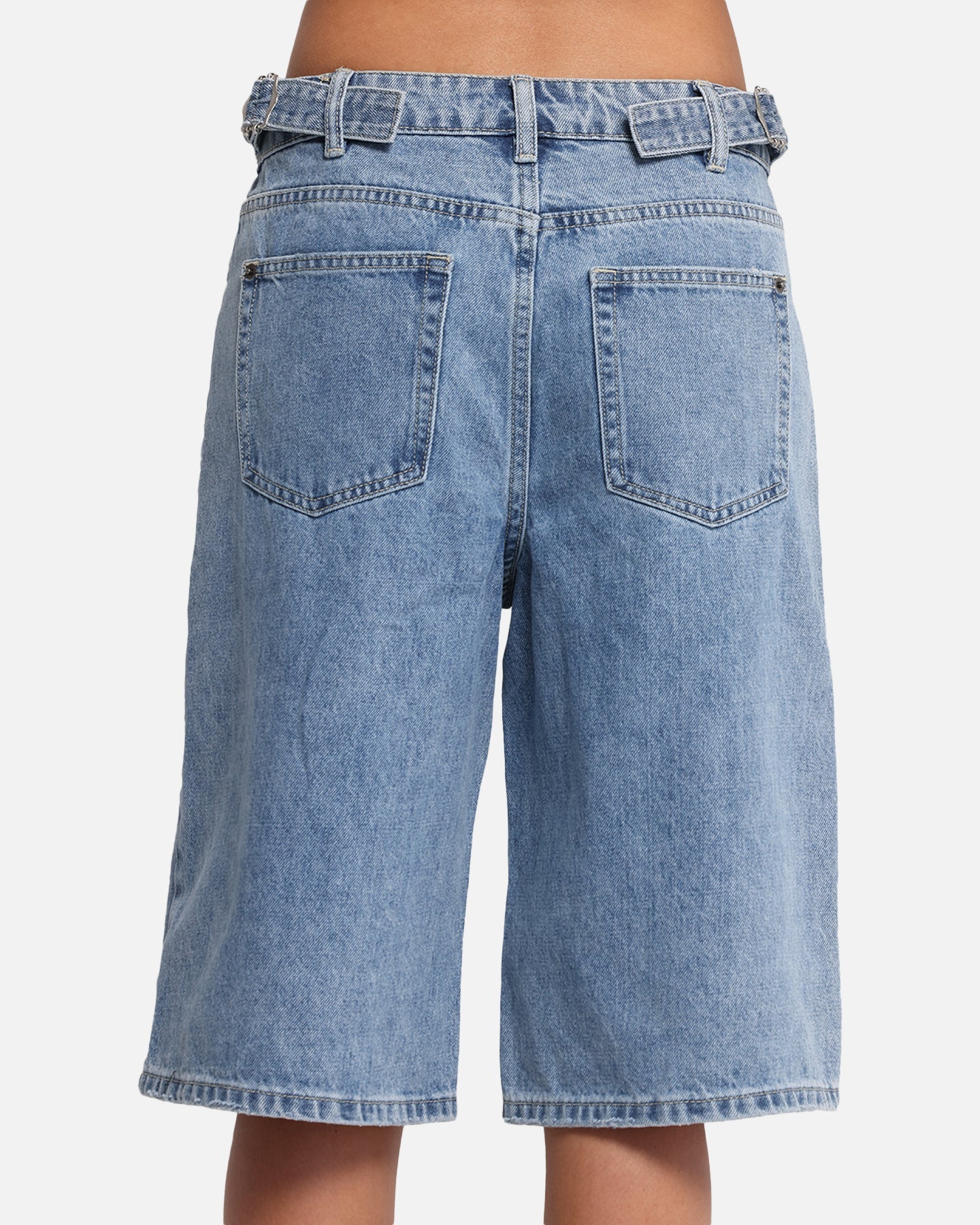 XXIII Women's Low Rider Jorts Blue Denim