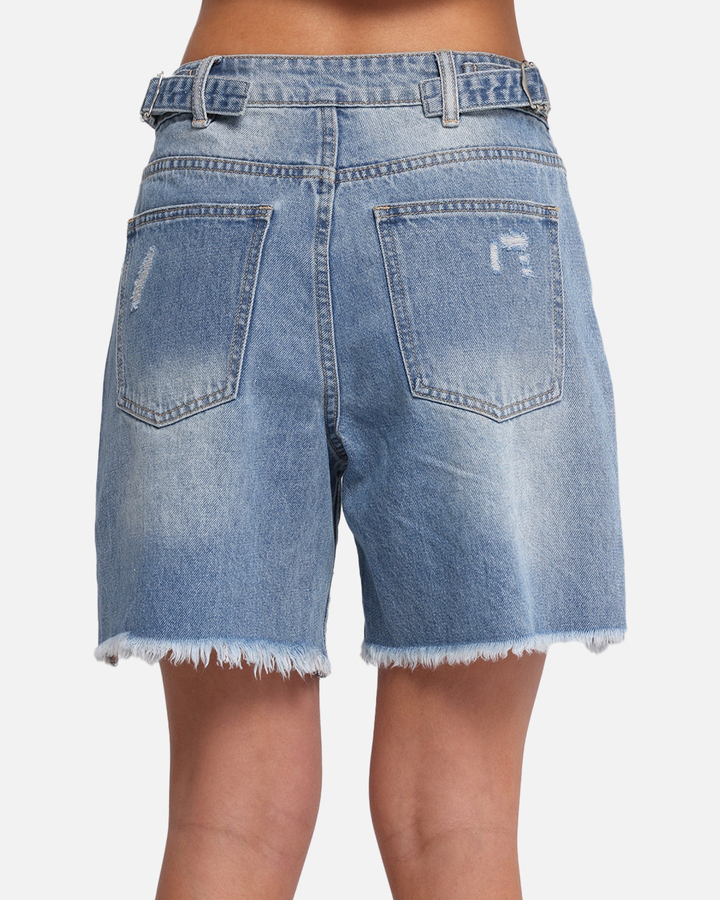XXIII Women's Relaxed Denim Shorts Blue Denim