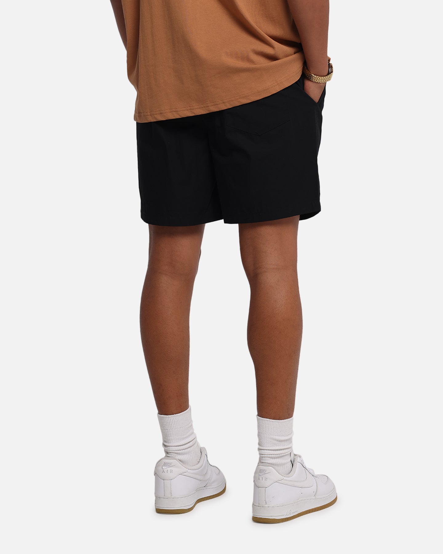 Carre Prestige Script Beach Shorts Black