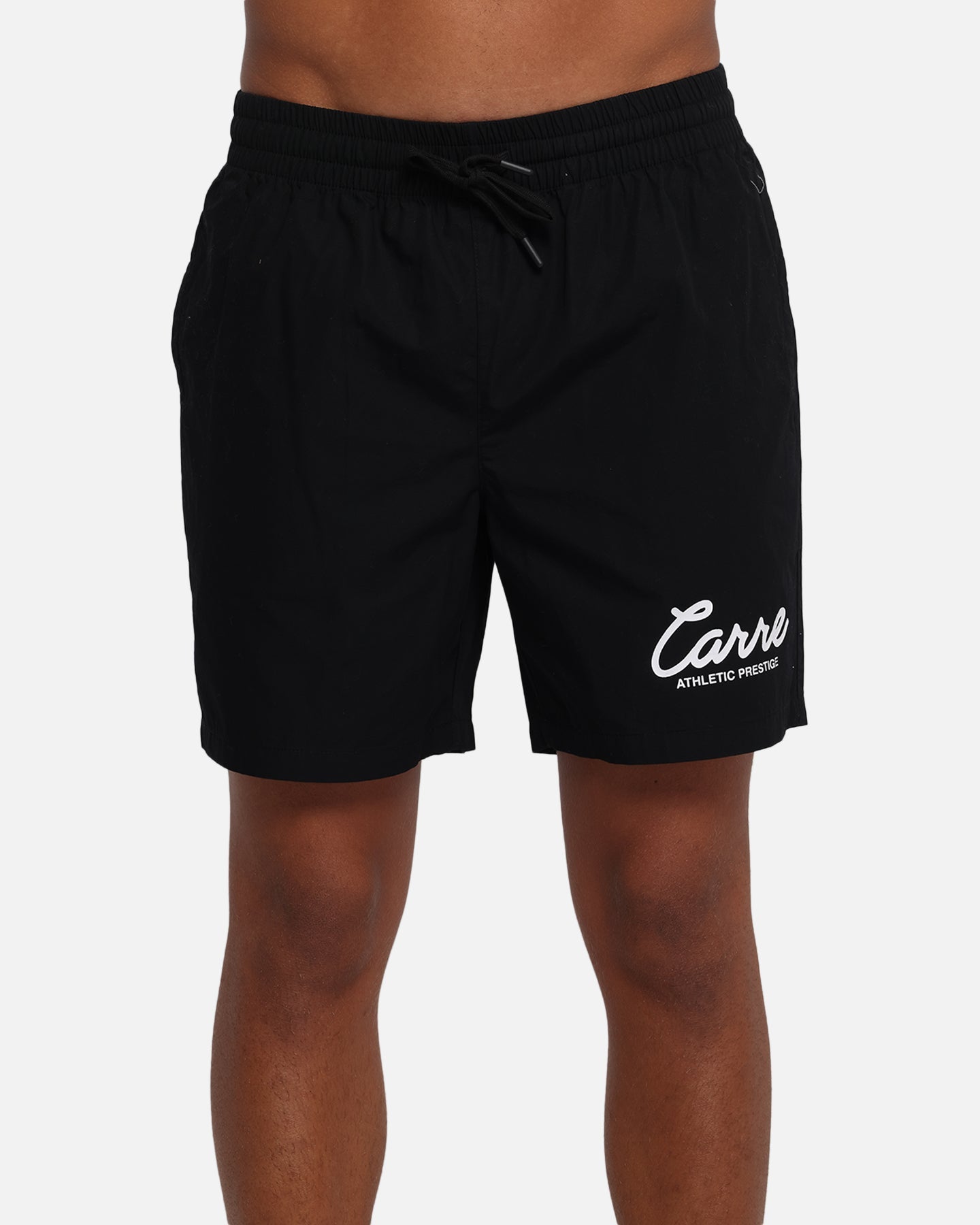 Carre Prestige Script Beach Shorts Black