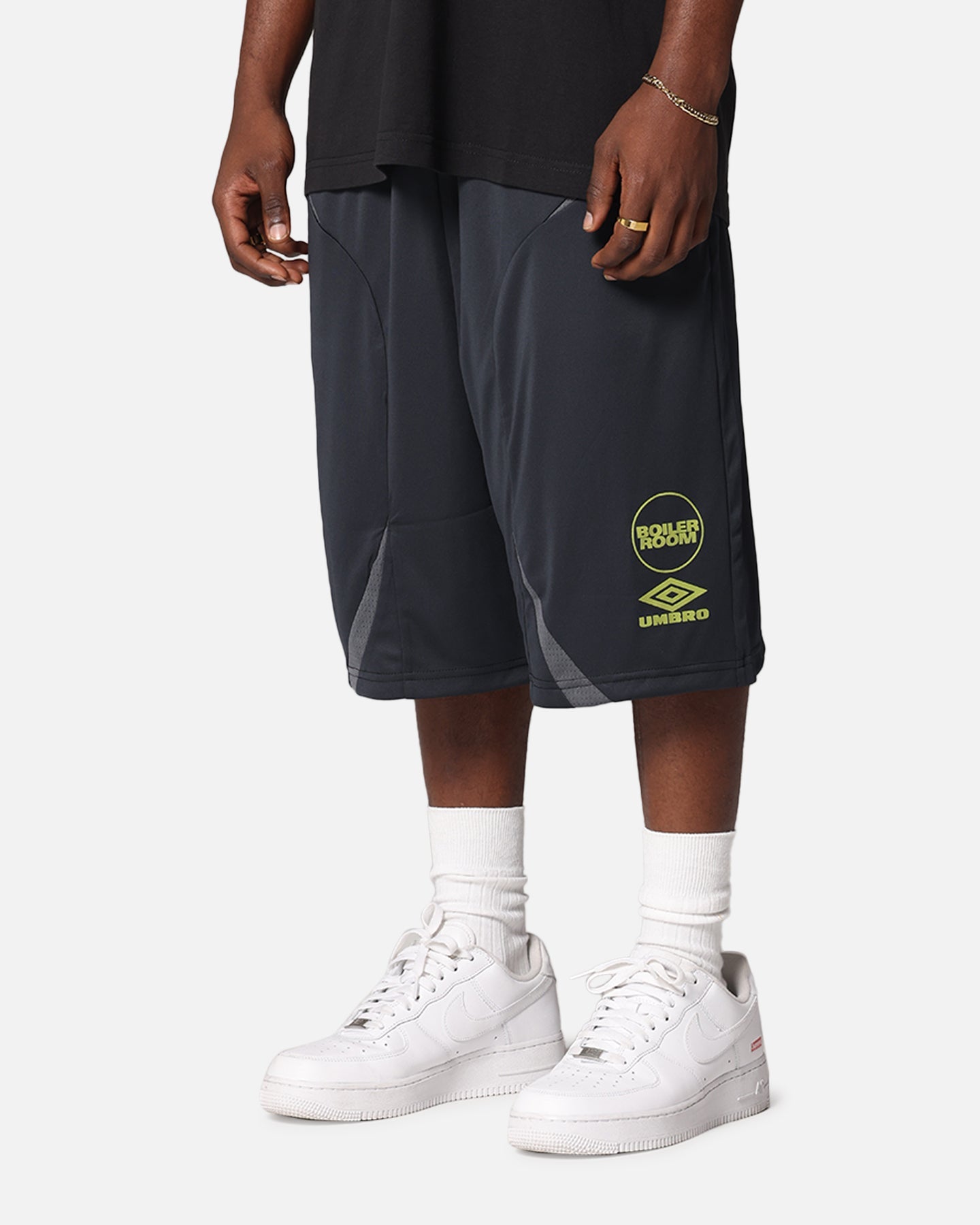 Boiler Room X Umbro Football Shorts Black