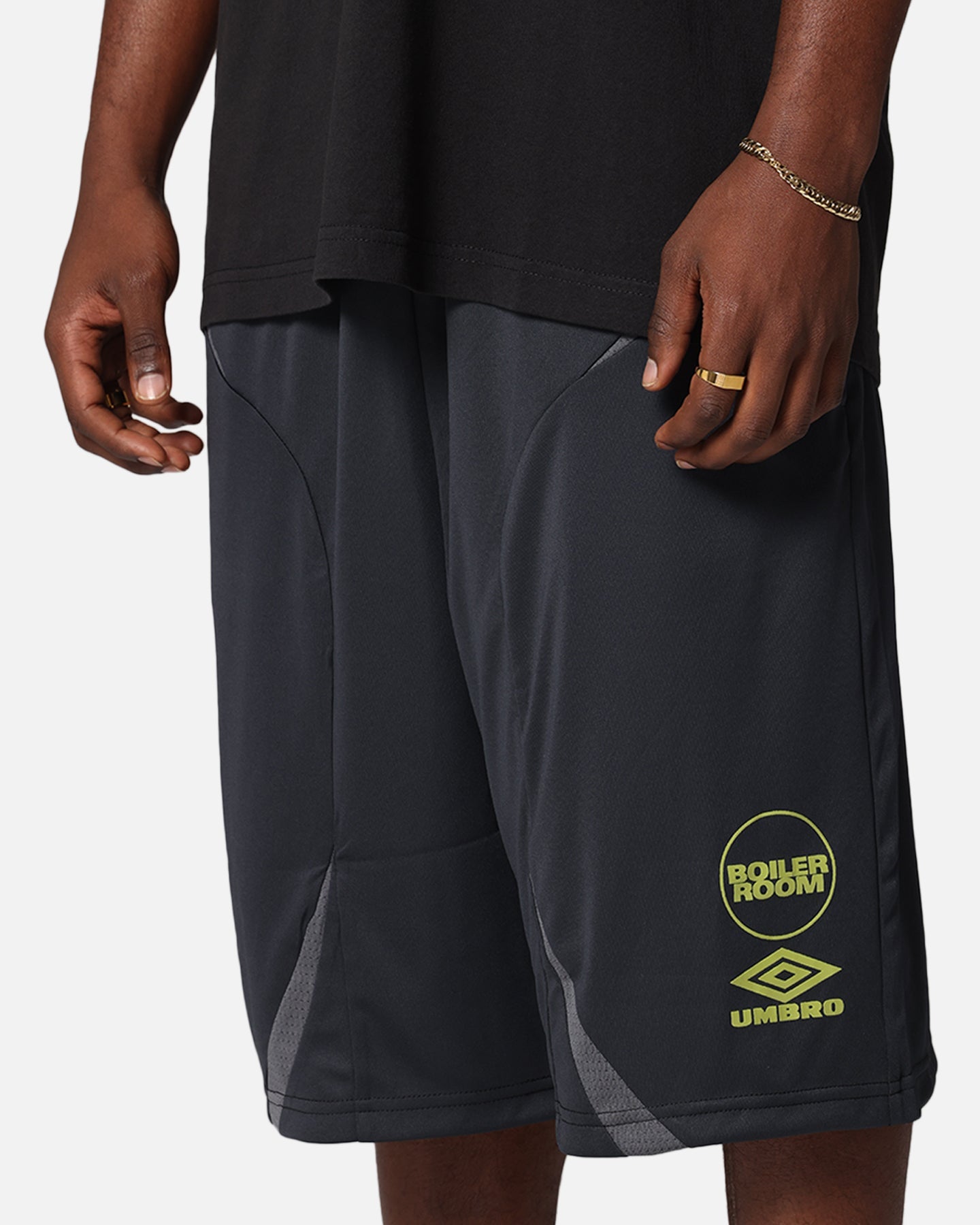 Boiler Room X Umbro Football Shorts Black