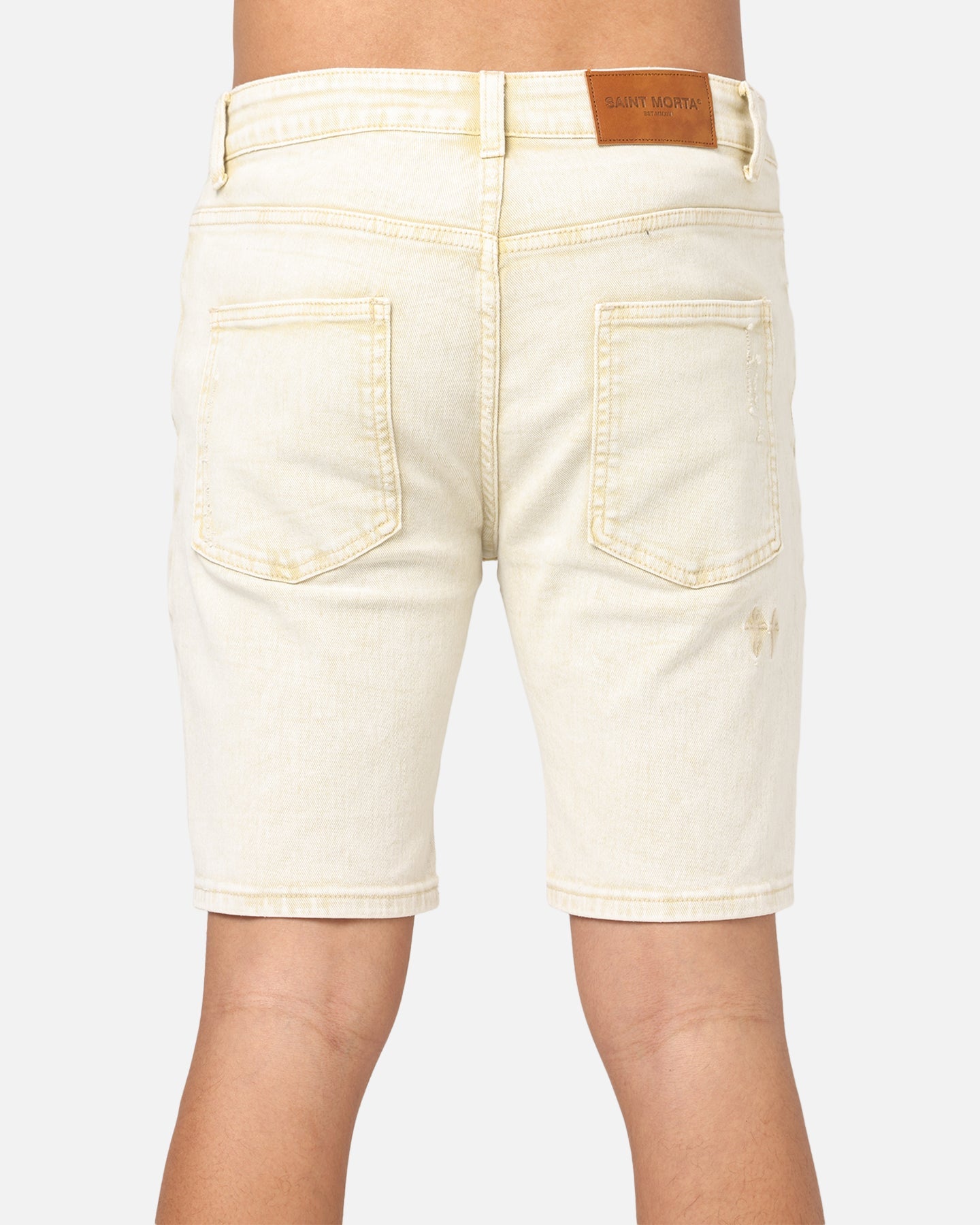 Saint Morta Dynasty V2 Denim Shorts Dirty Blonde