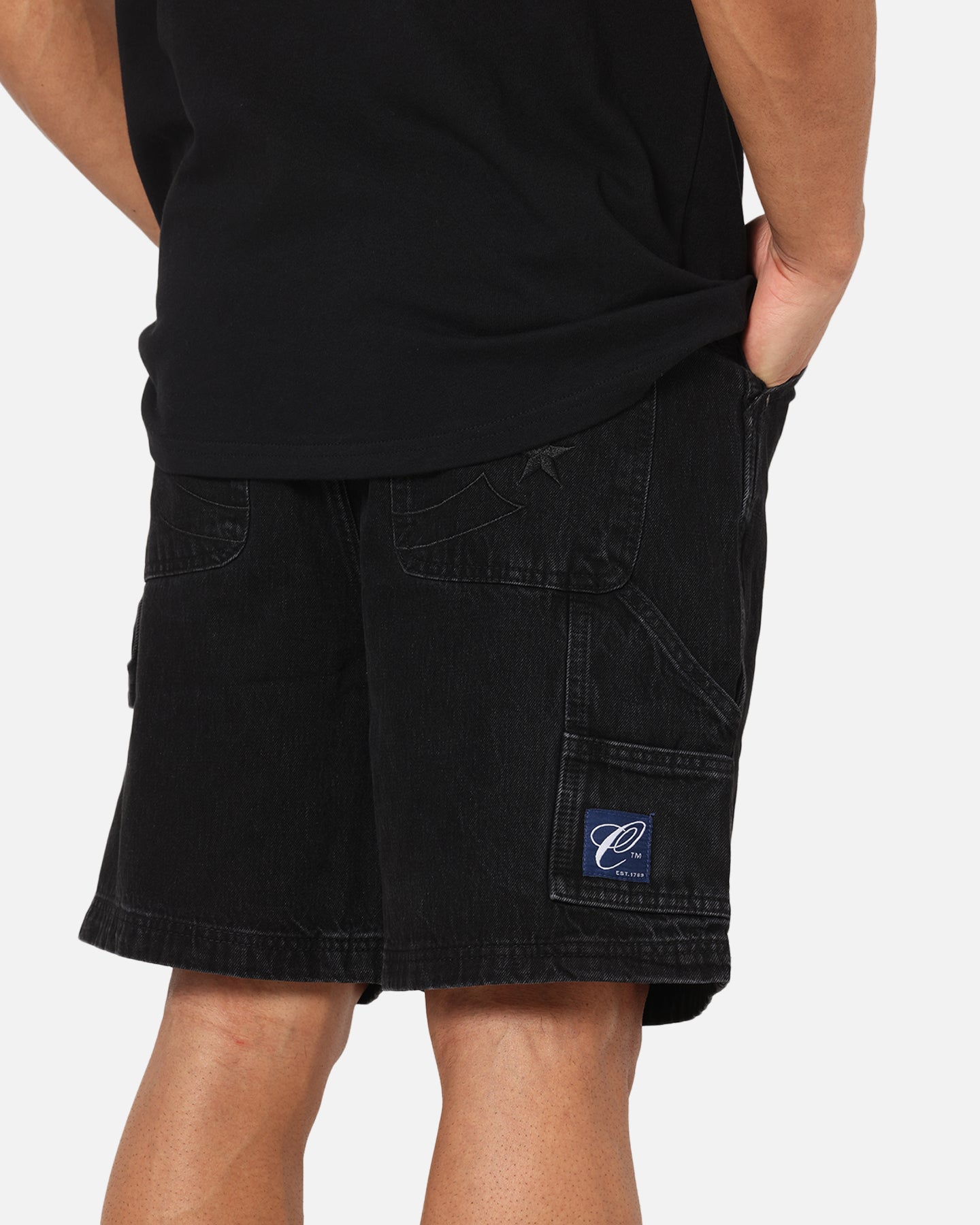 Carre C-Star Denim Shorts Black Wash
