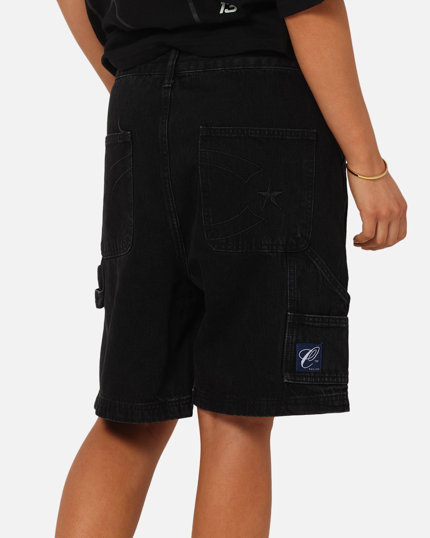 Carre C-Star Denim Shorts Black Wash