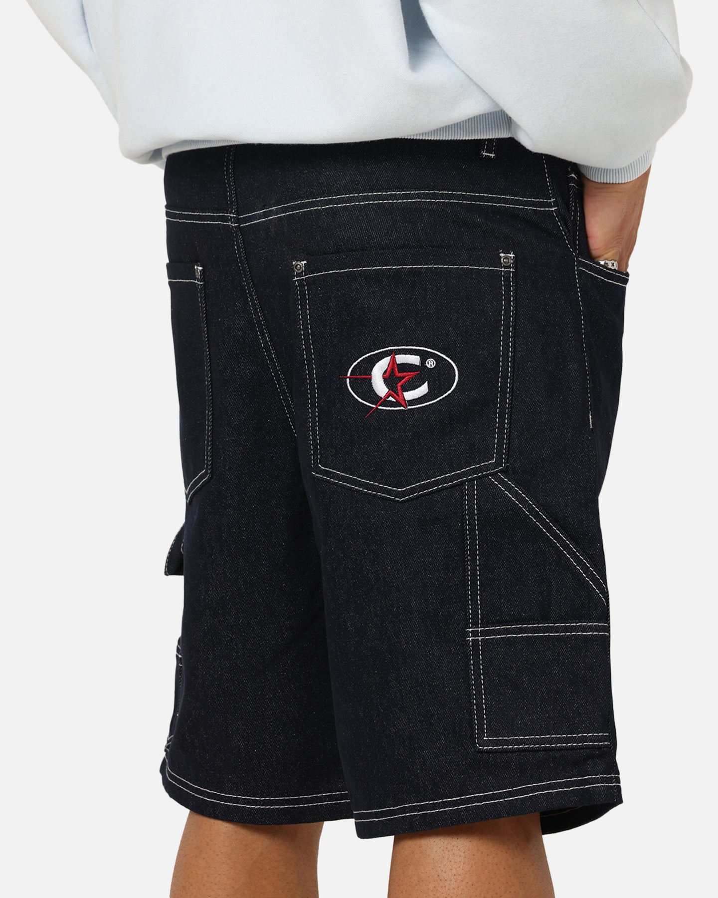 Carre Carpenter Jorts Indigo Denim