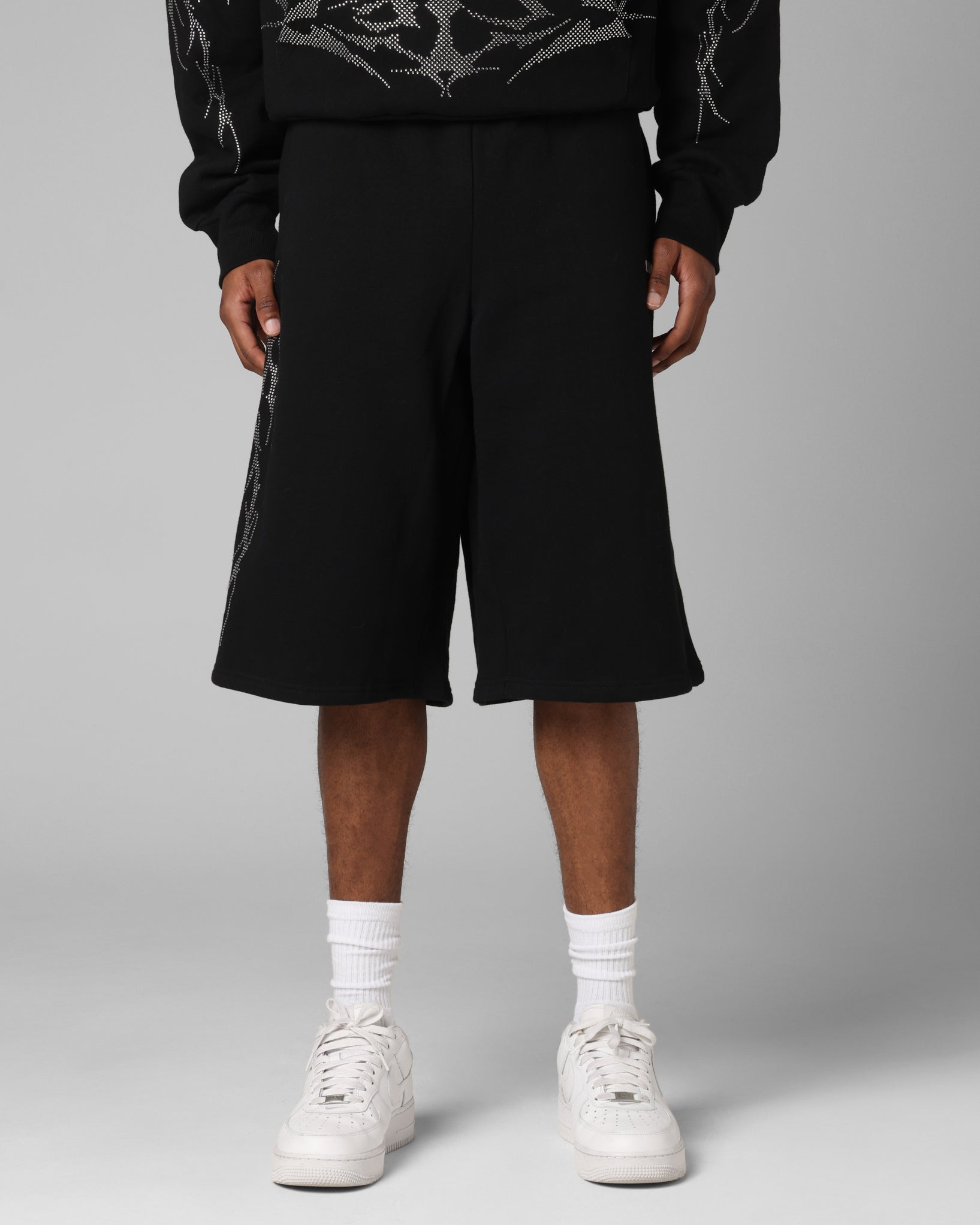Loiter Opaque Sweat Shorts Black