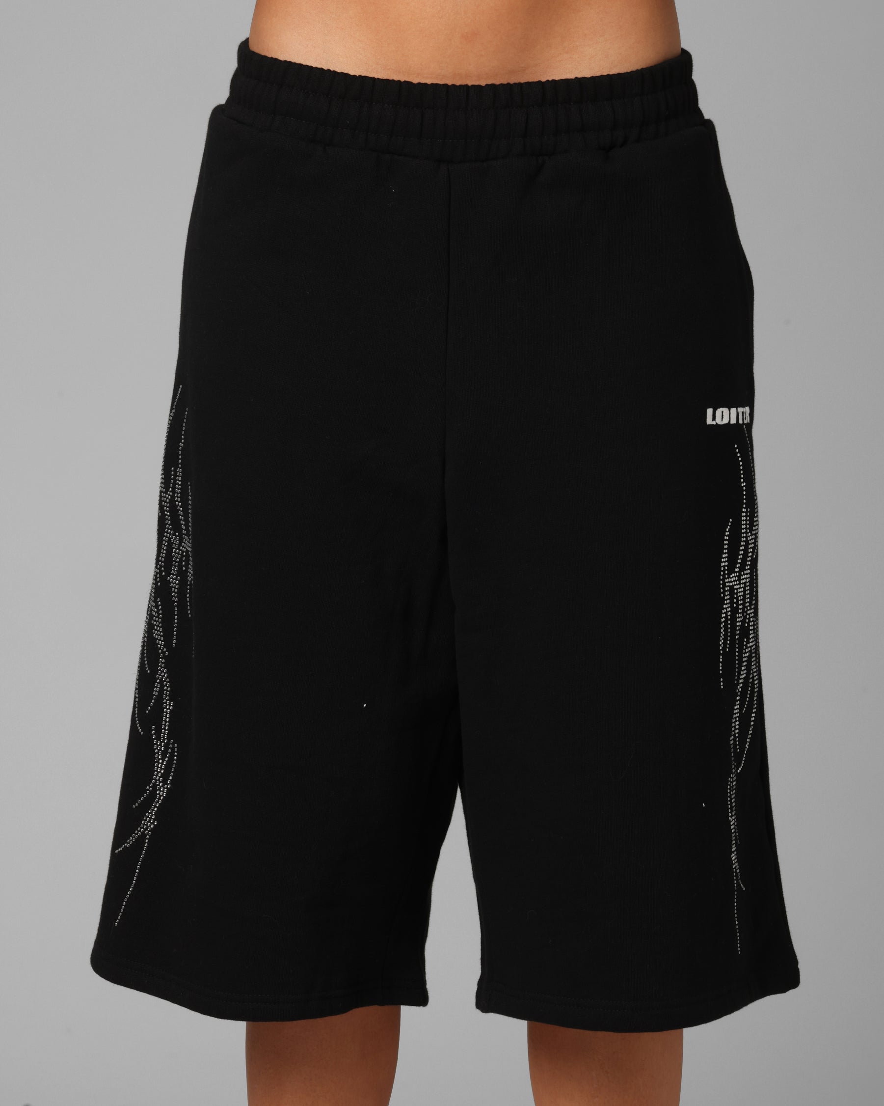Loiter Opaque Sweat Shorts Black