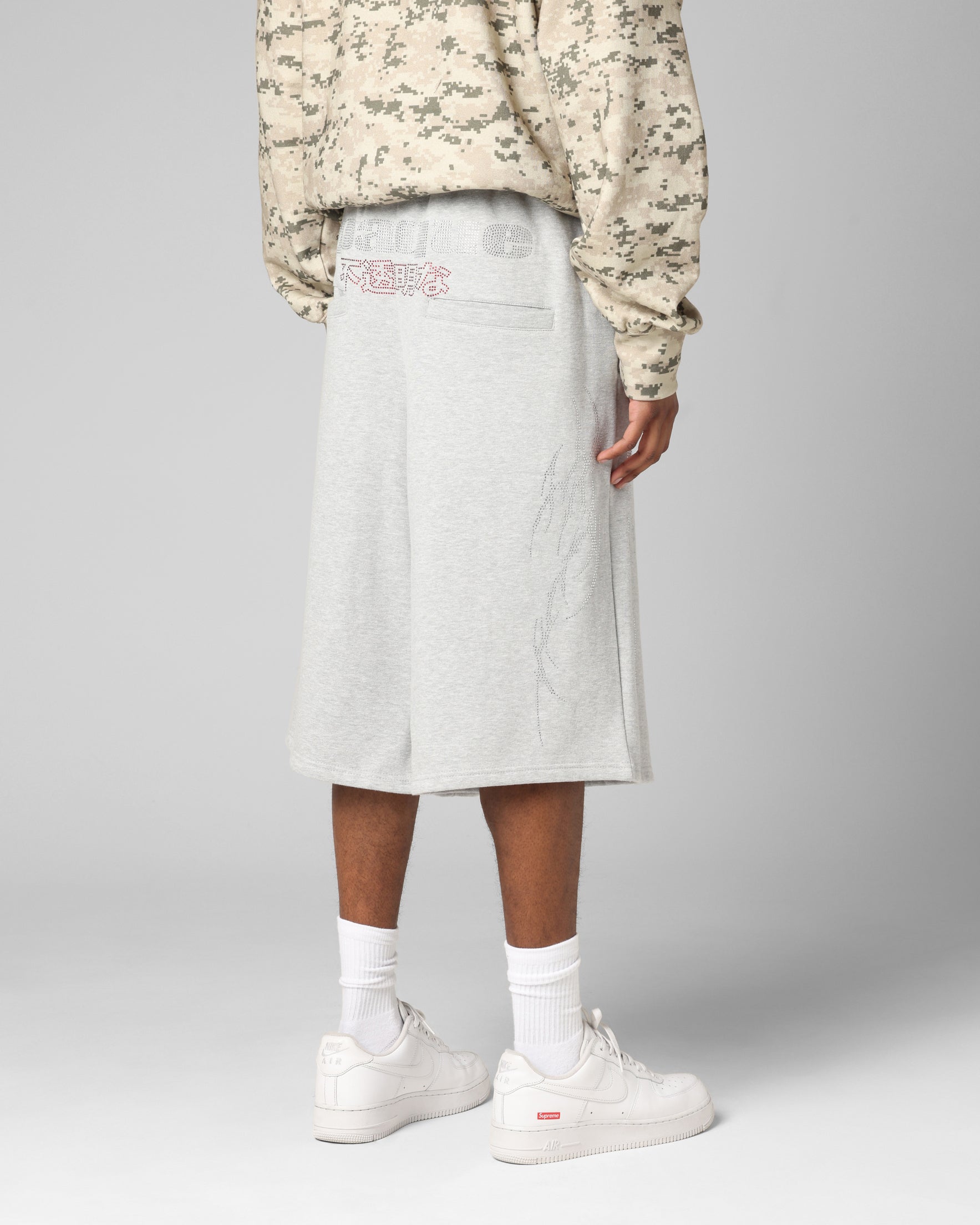 Loiter Opaque Sweat Shorts Grey