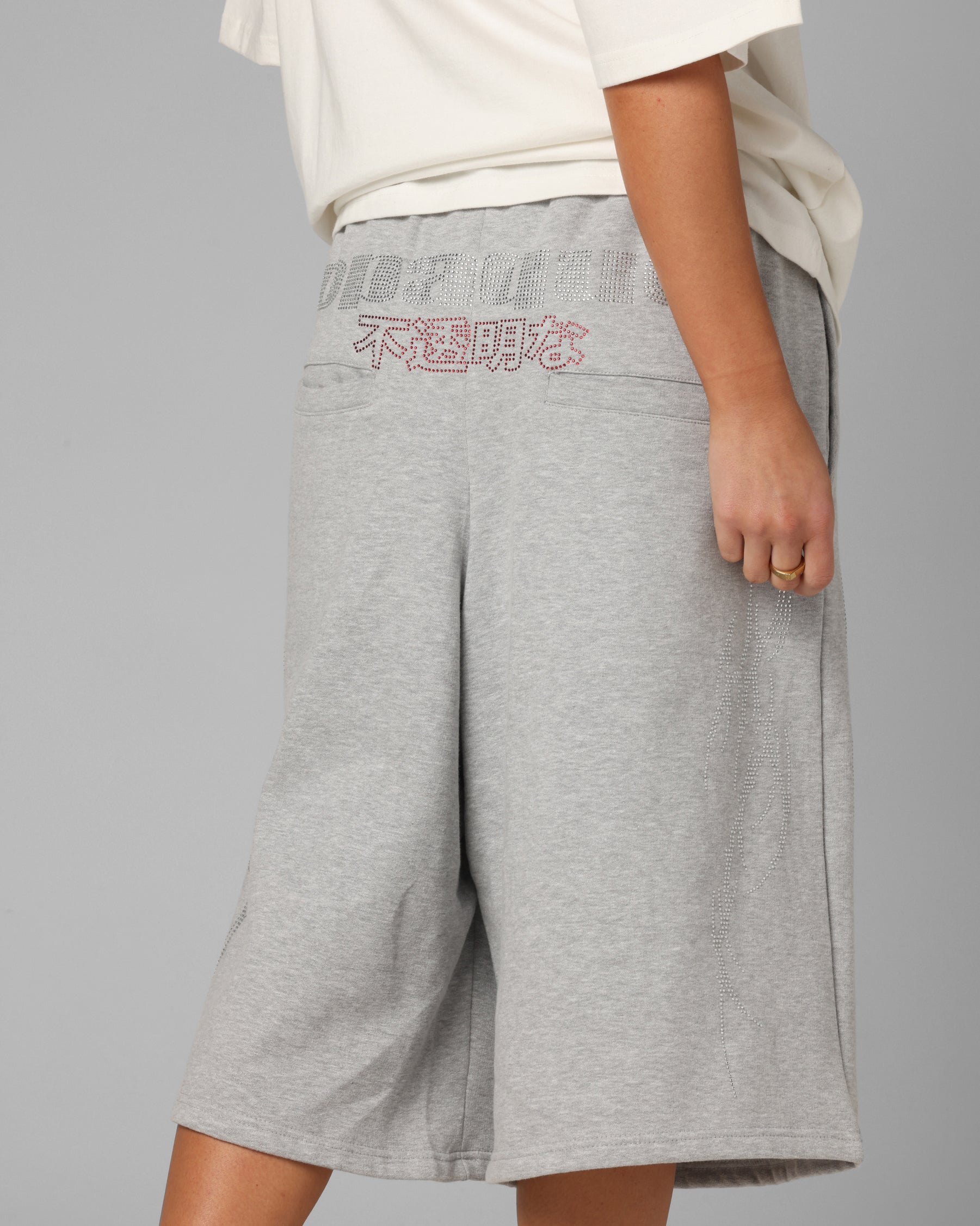 Loiter Opaque Sweat Shorts Grey