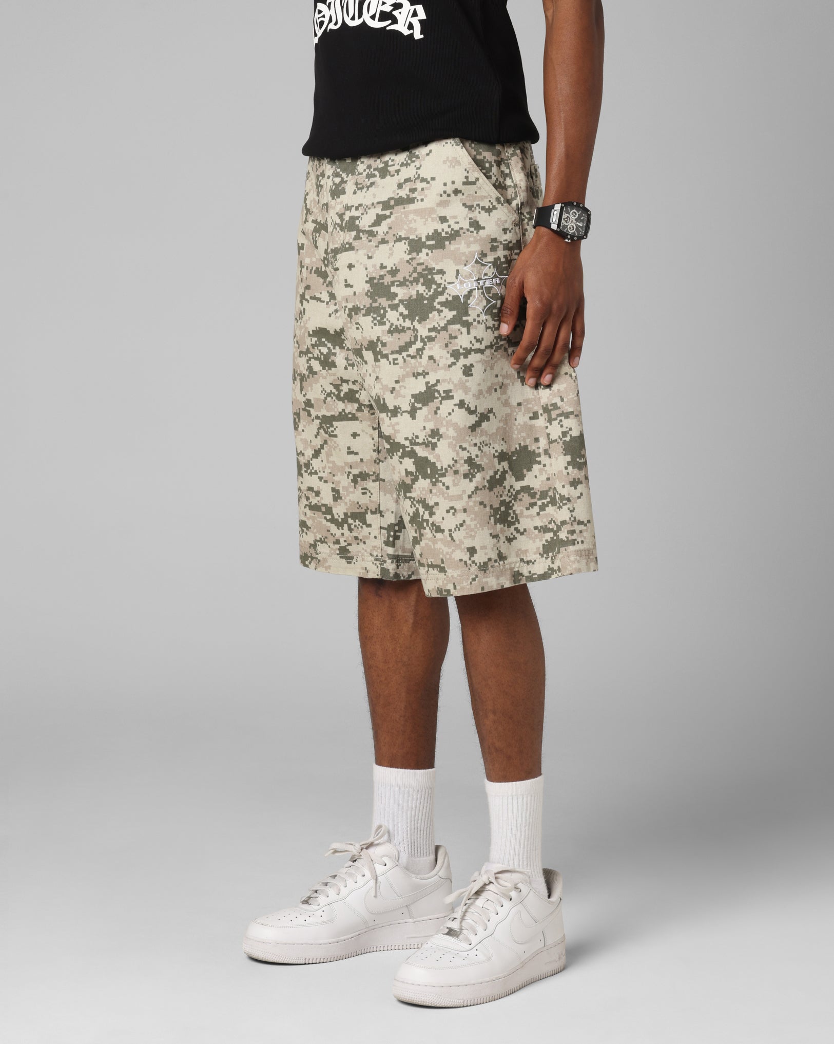 Loiter F-16 Denim Jorts Digi Camo