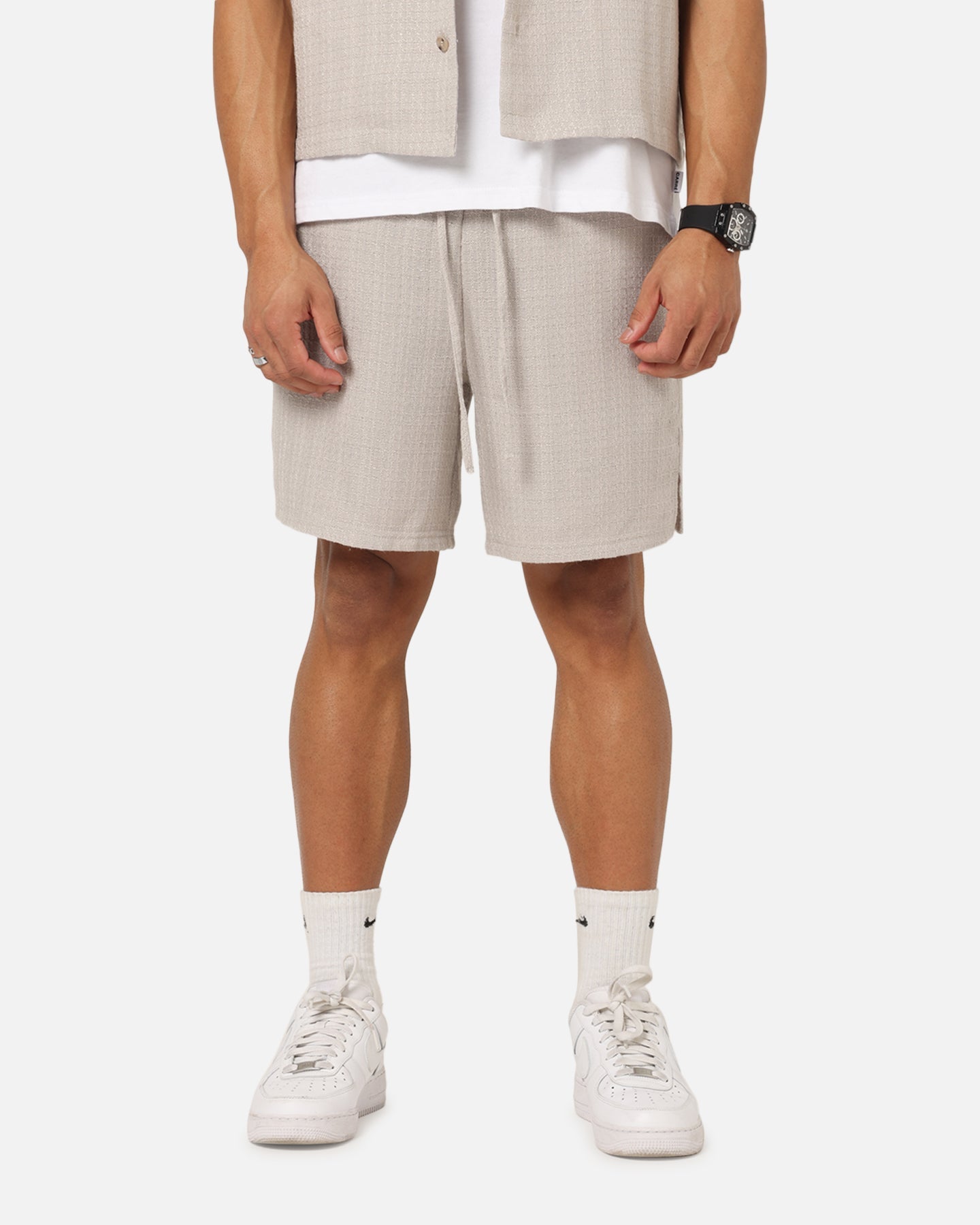 XXIII Textured Shorts Stone