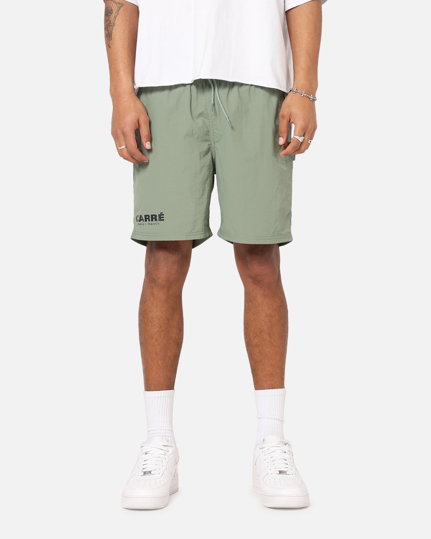 Carre Motion Beach Shorts Khaki
