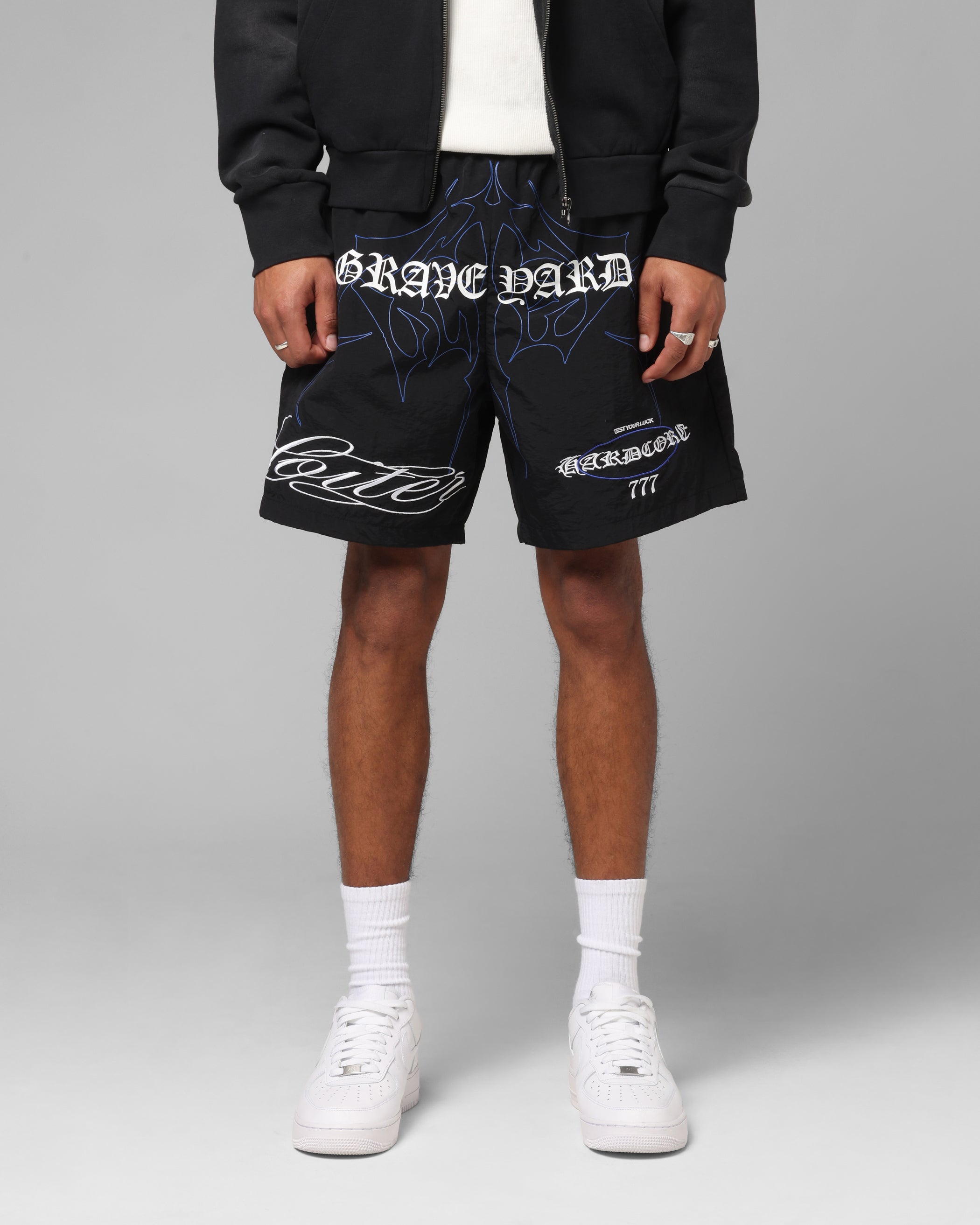 Loiter Hardcore Walk Shorts Black