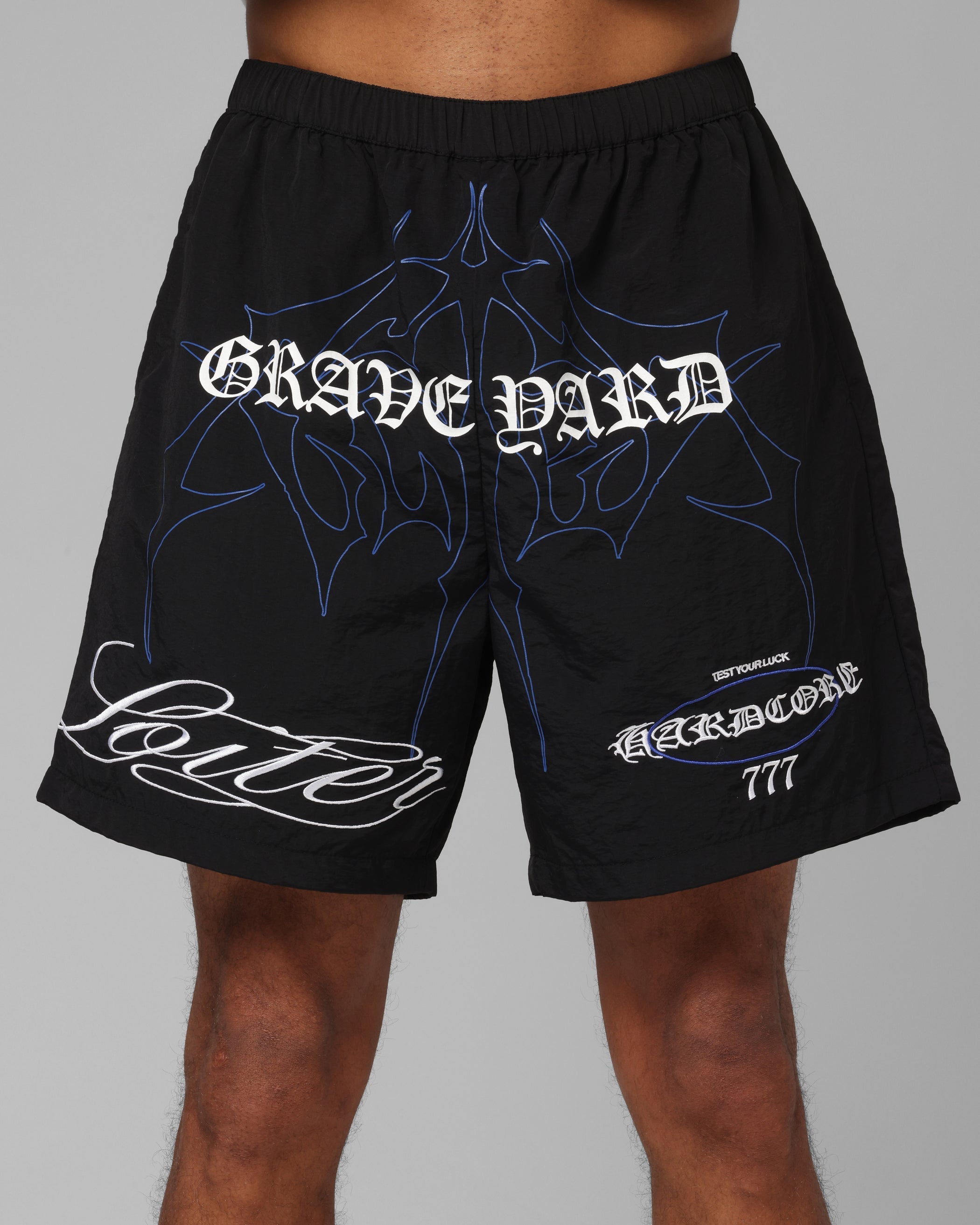 Loiter Hardcore Walk Shorts Black