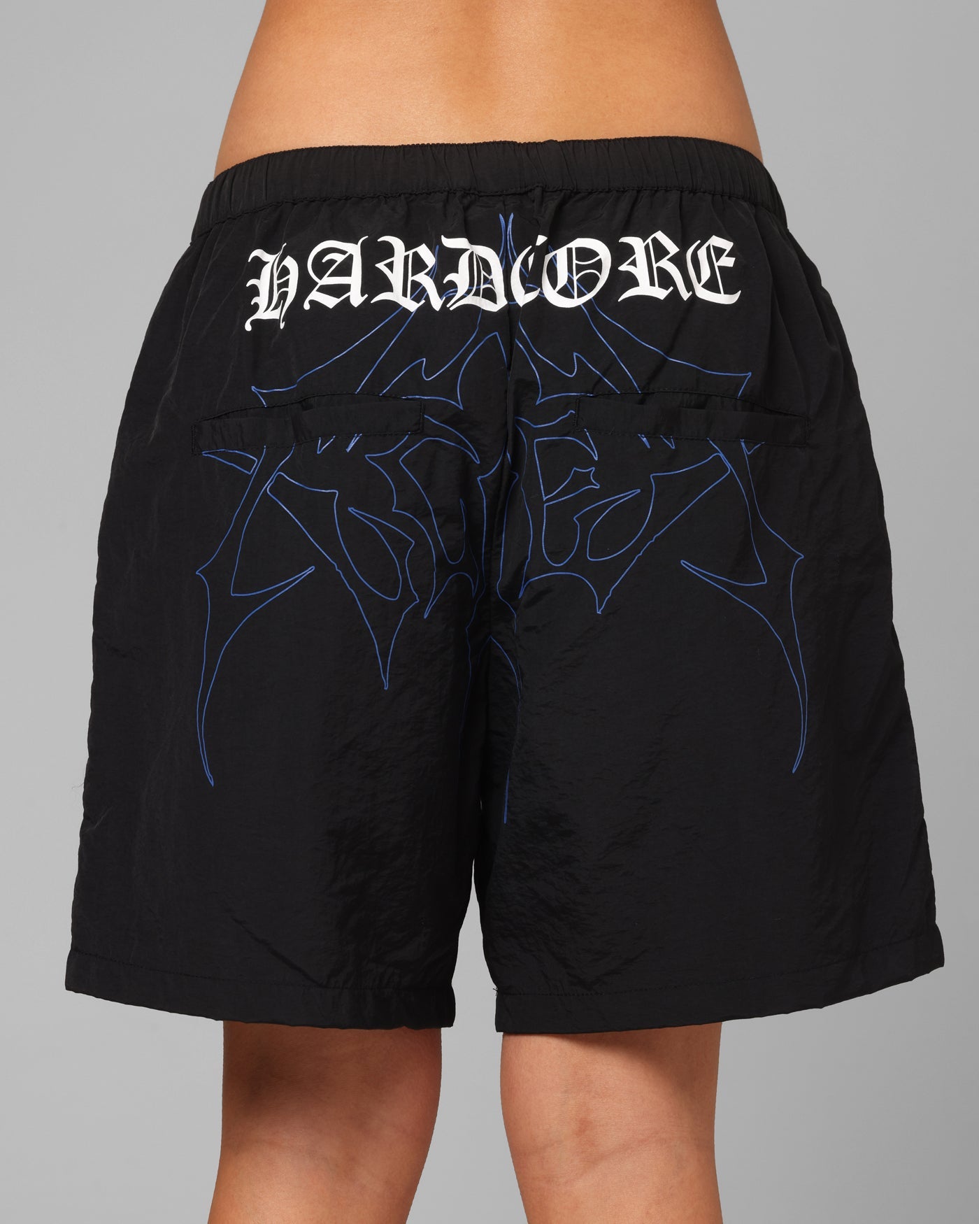 Loiter Hardcore Walk Shorts Black