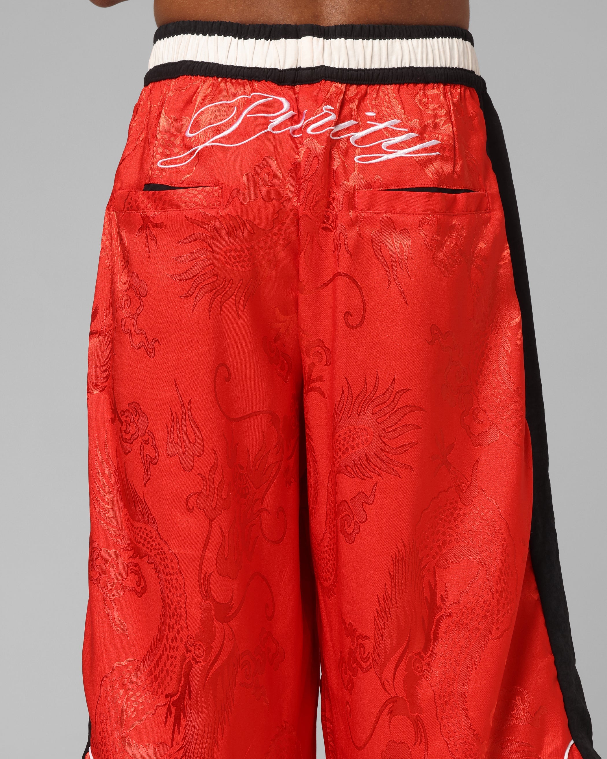 Loiter Fight Club 3 Quarter Shorts Red