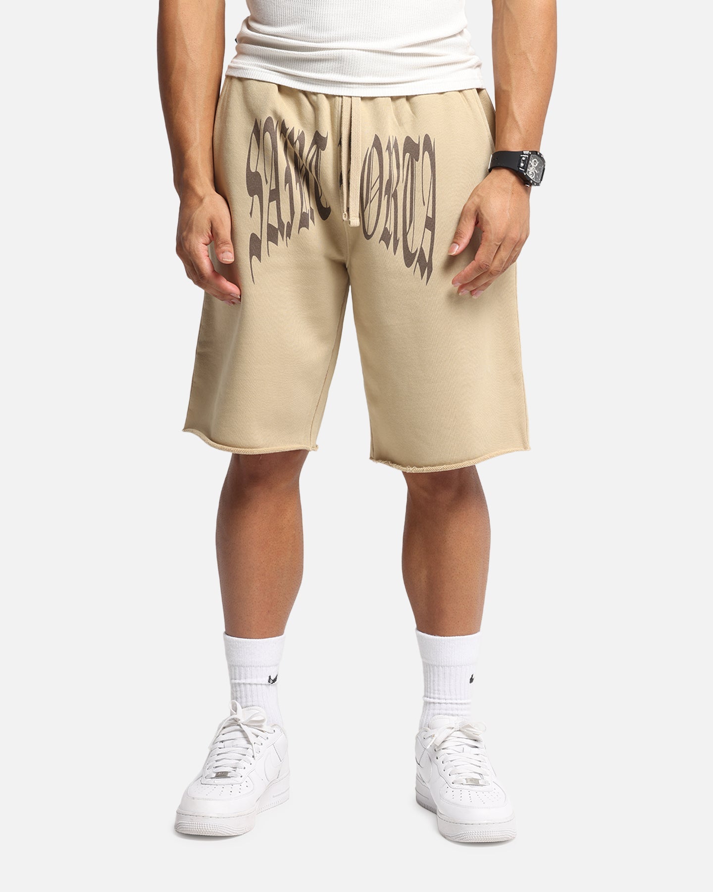 Saint Morta Vill Park Sweat Shorts Pigment Stone