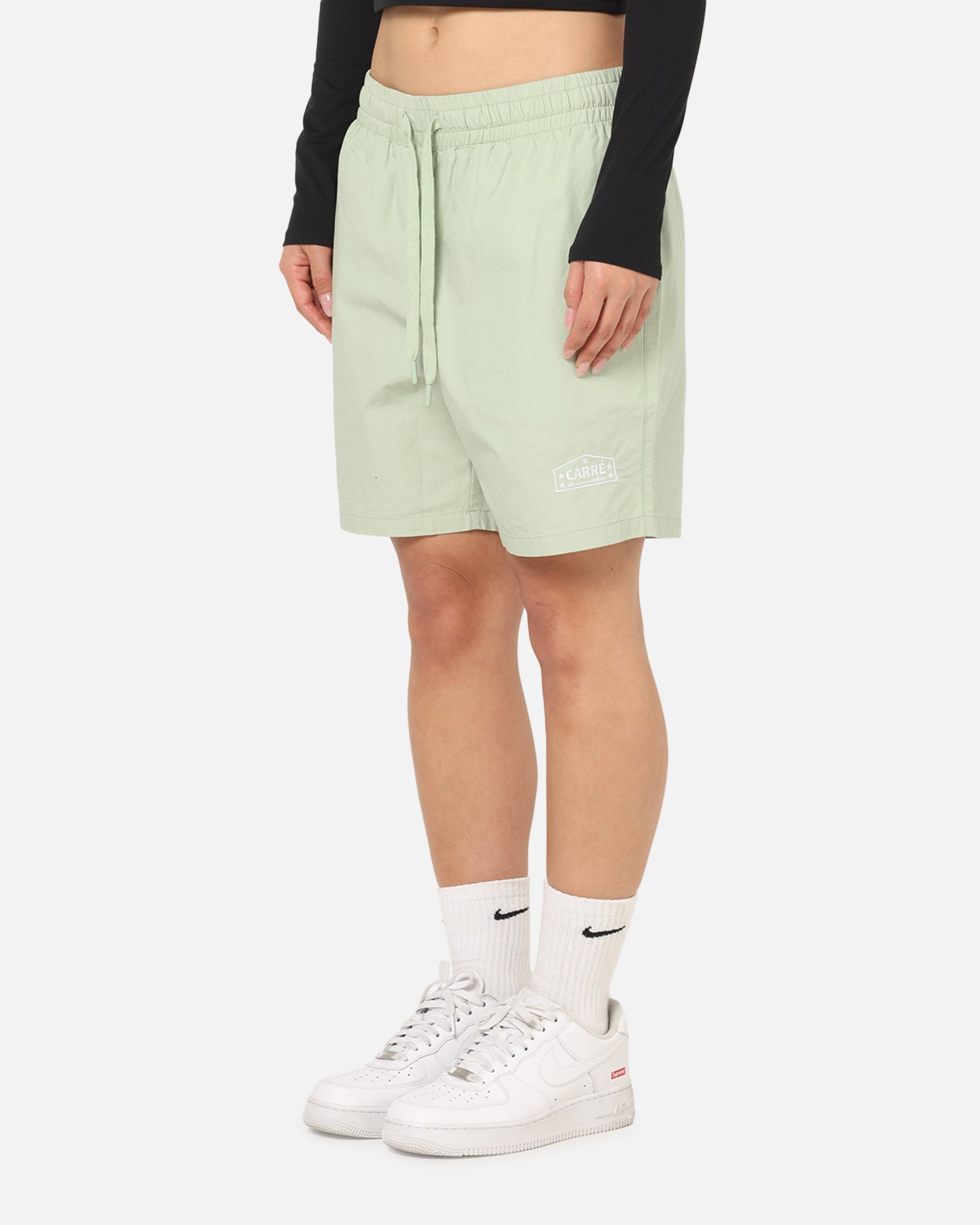 Carre Block Star Beach Shorts Sage