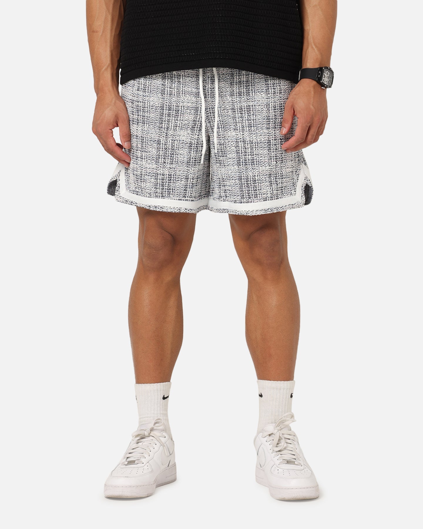 XXIII Textured Ball Shorts Navy/Cream