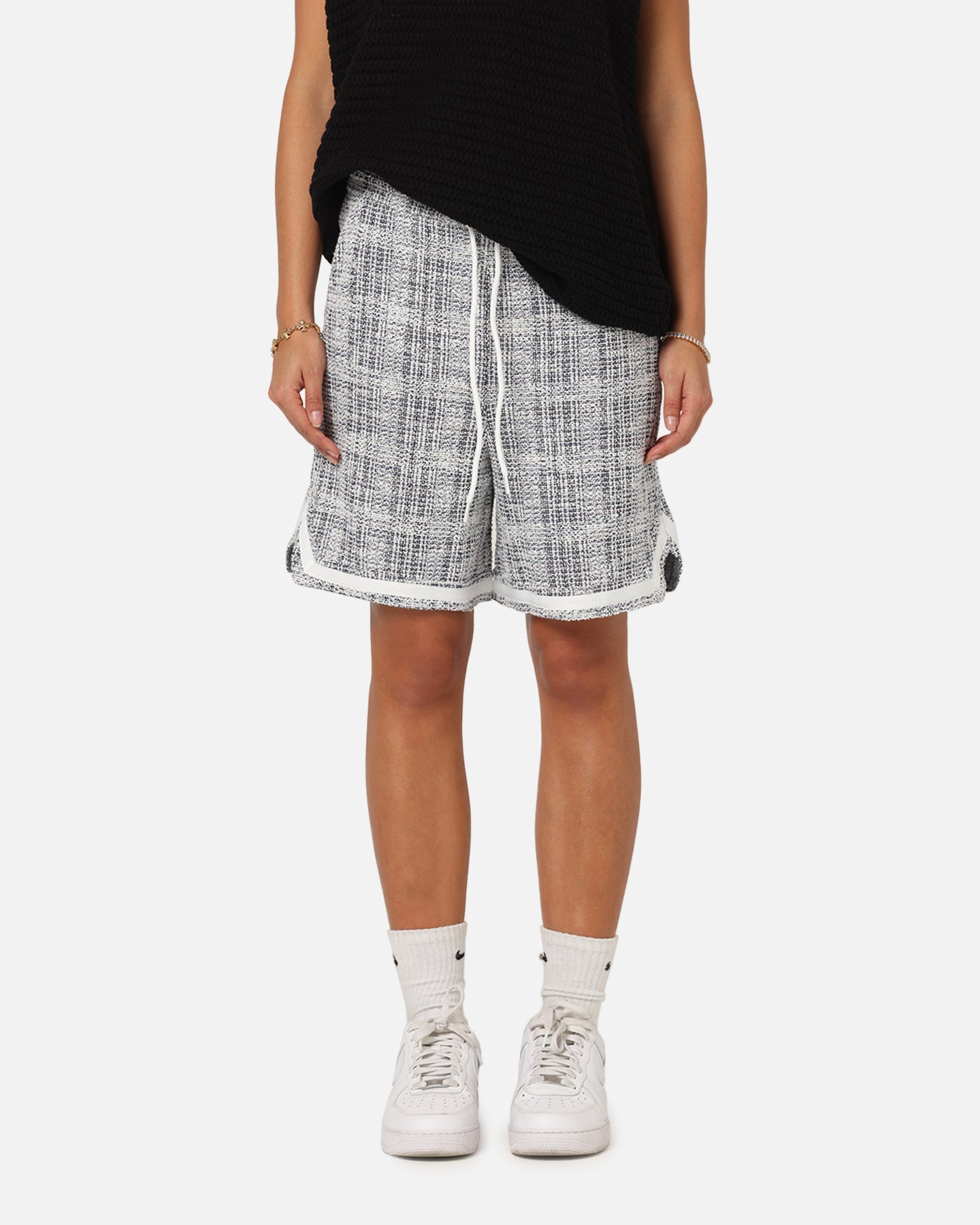 XXIII Textured Ball Shorts Navy/Cream