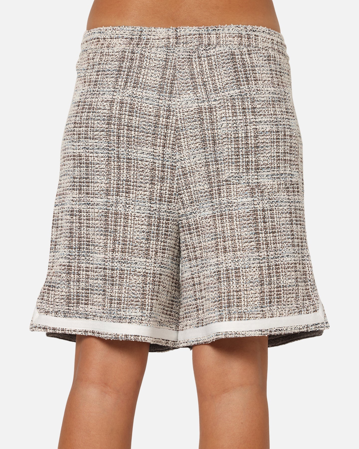 XXIII Textured Ball Shorts Brown/Cream