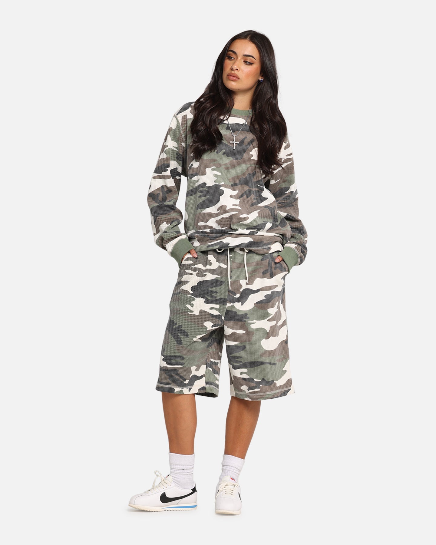 XXIII Printed Thermal Shorts Camo
