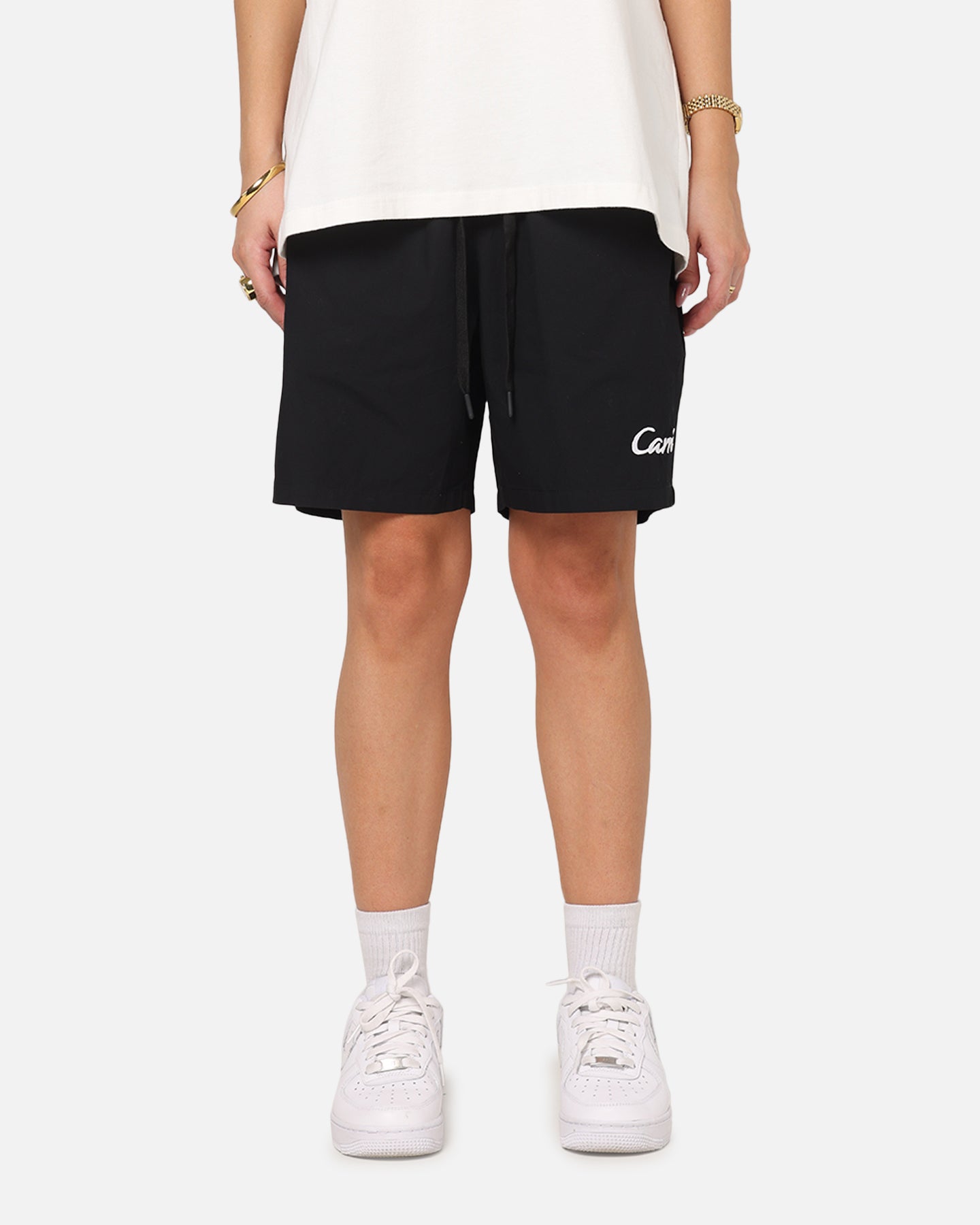 Carre Da Script Beach Shorts Black
