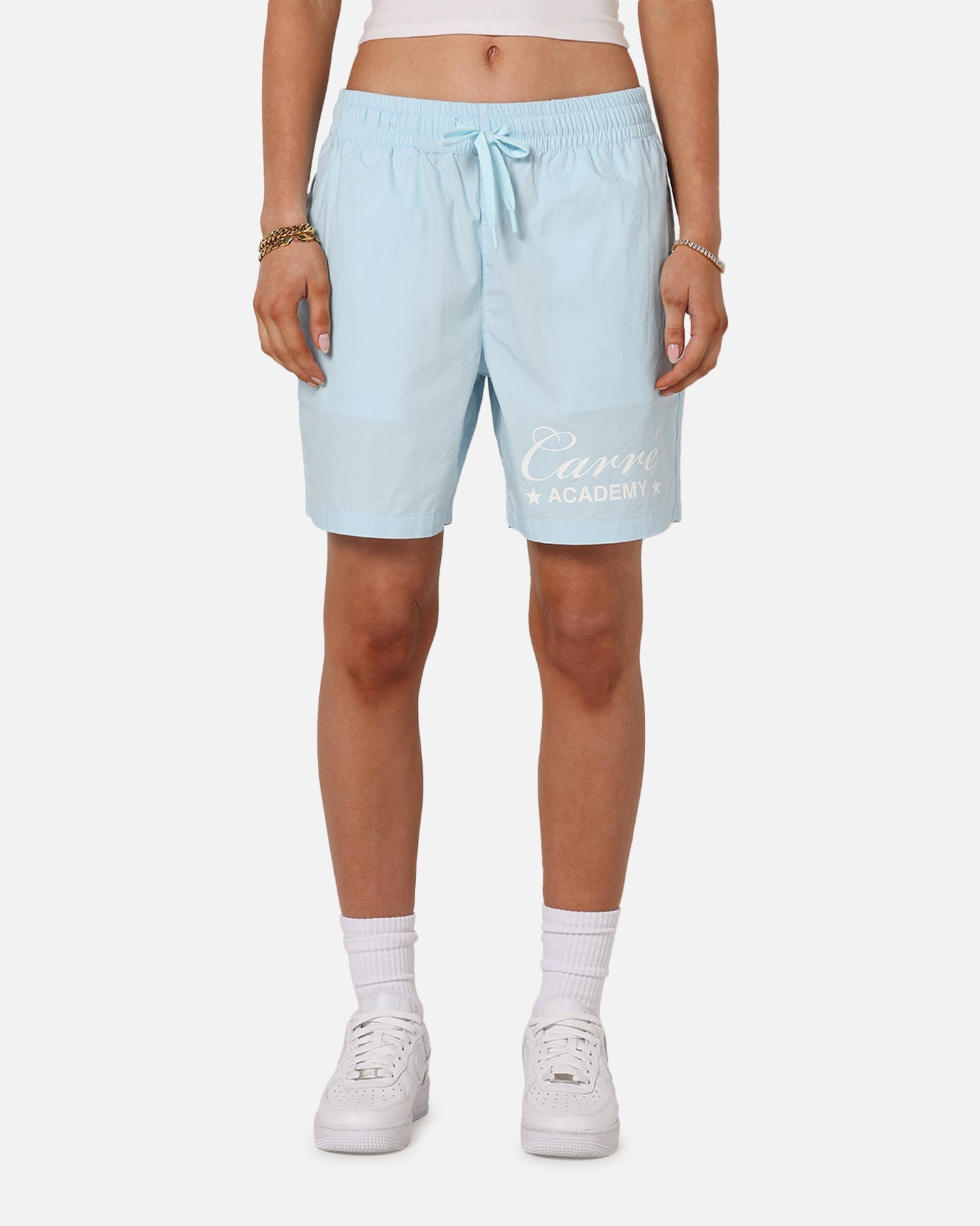 Carre Star Academy Beach Shorts Baby Blue