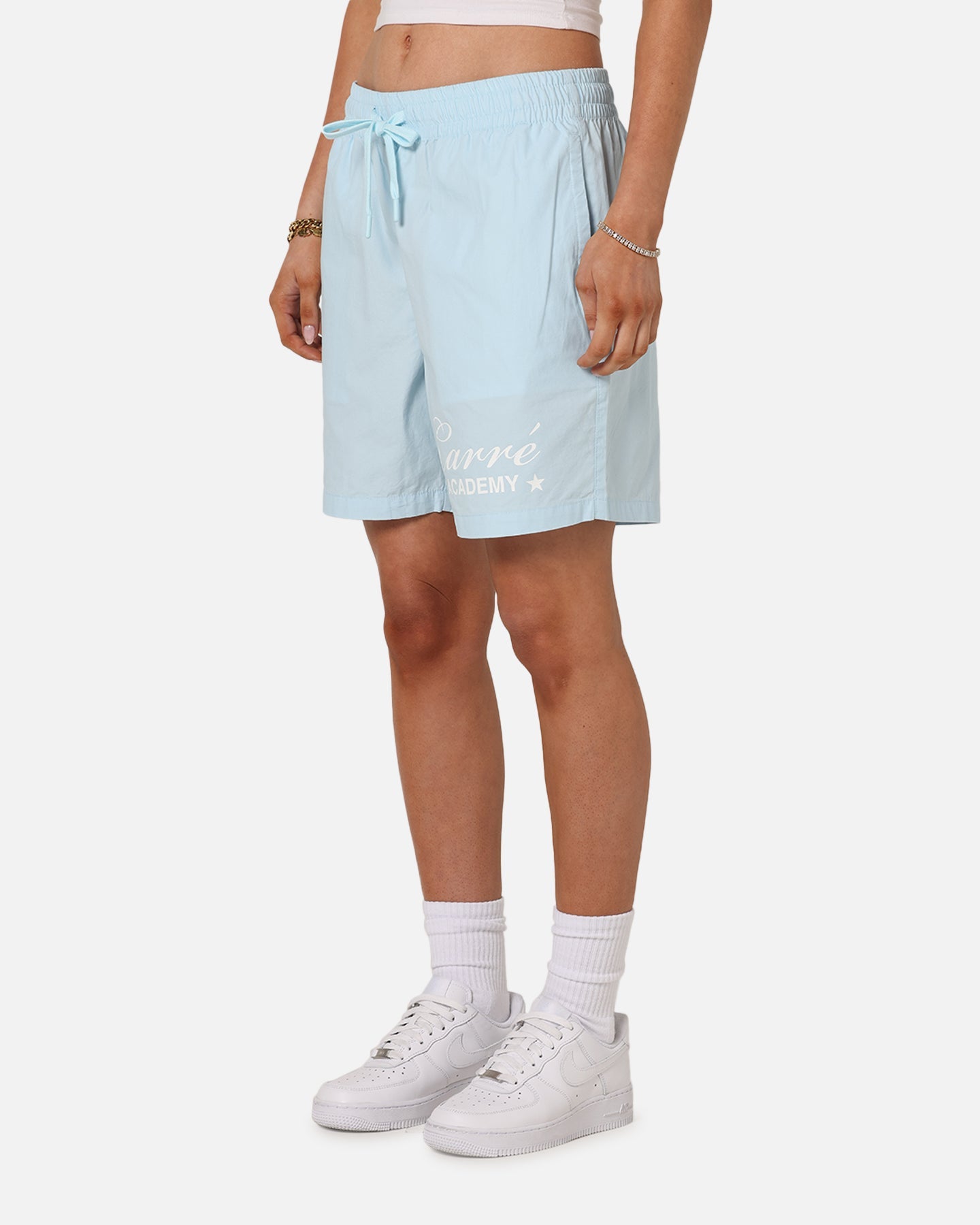 Carre Star Academy Beach Shorts Baby Blue