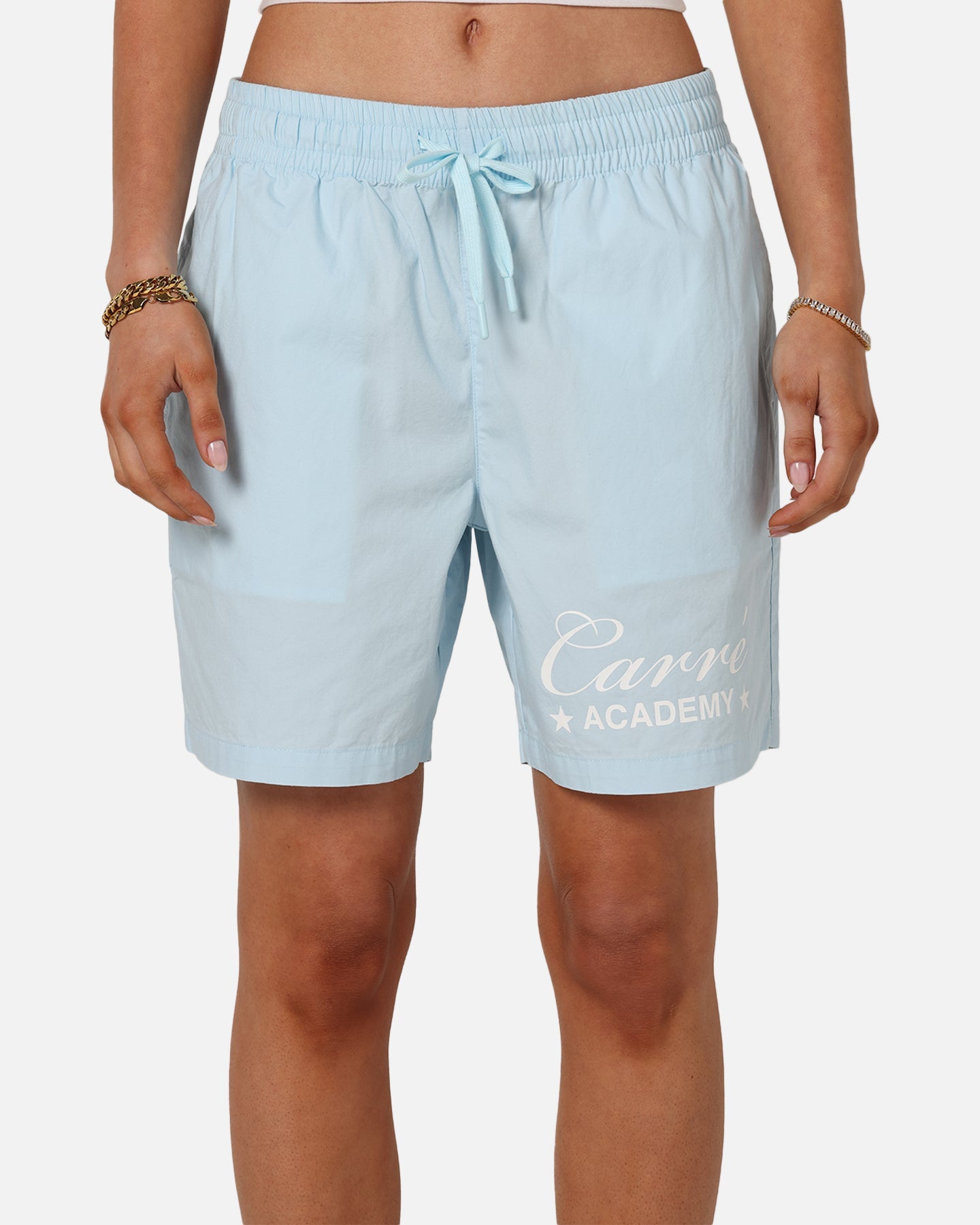 Carre Star Academy Beach Shorts Baby Blue