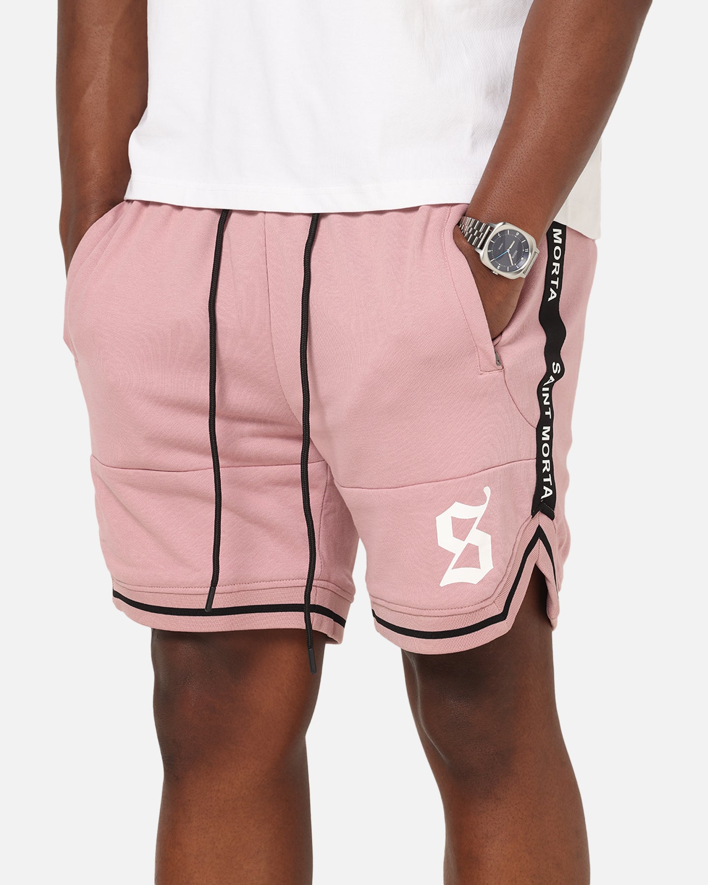 Saint Morta Icon X Fleece Shorts Dusty Pink