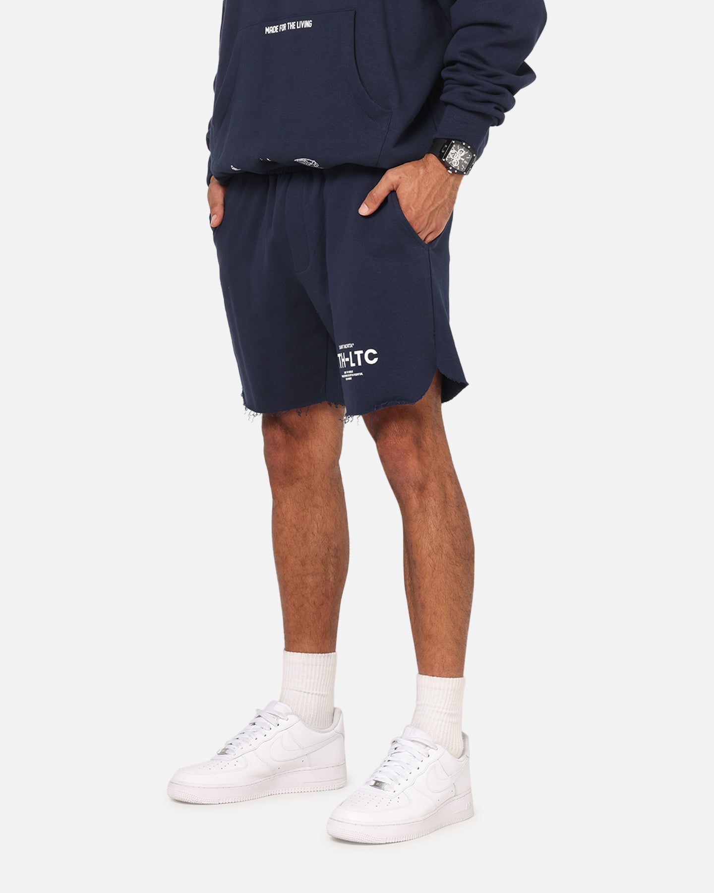 Saint Morta Athltc Sweat Shorts Dark Royal