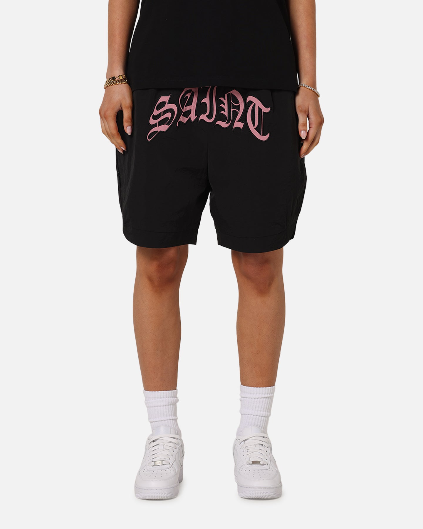 Saint Morta Lucius Shorts Black/Pink