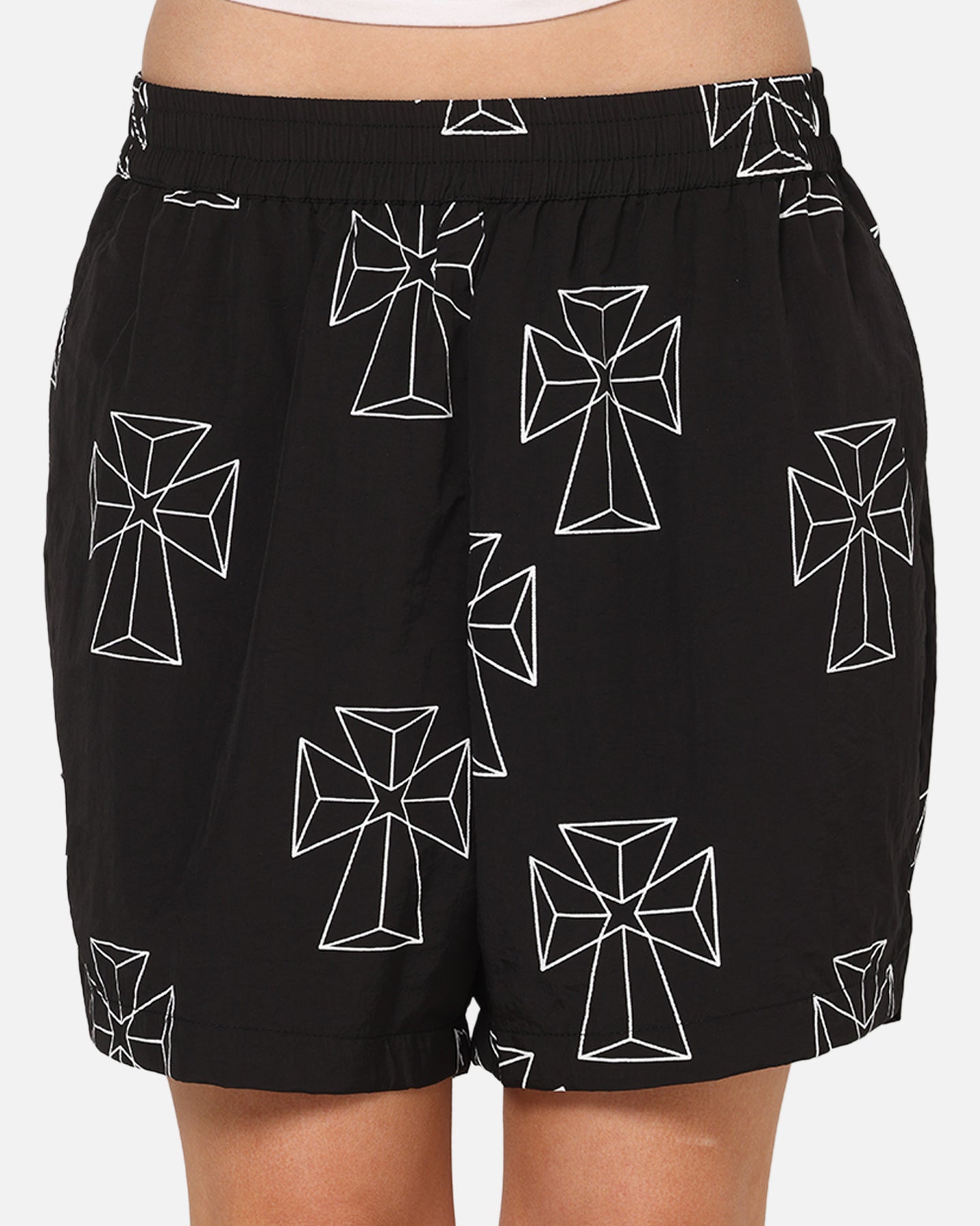 Saint Morta Holy Tide Beach Shorts Black
