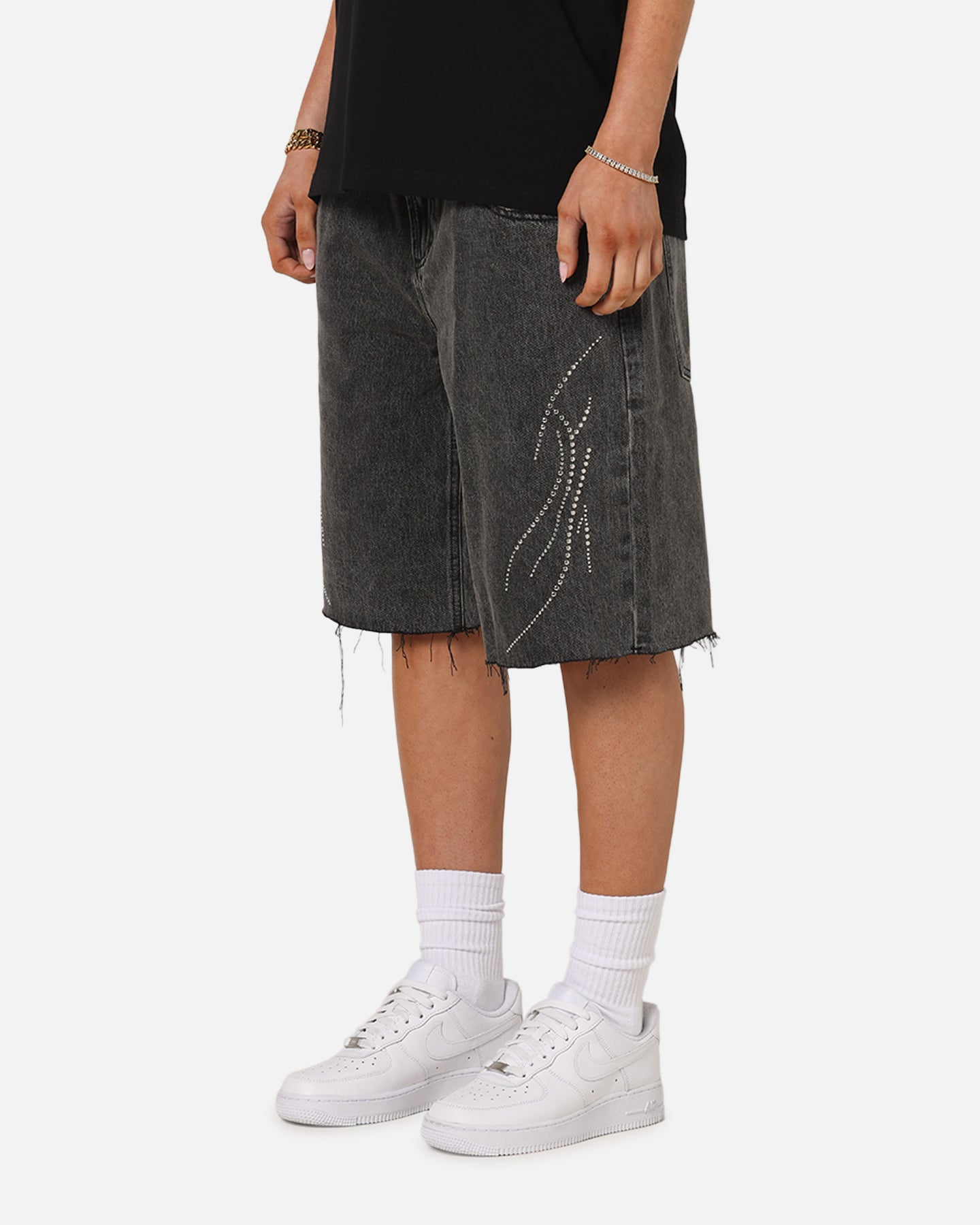 Saint Morta Sanctified Jorts Aged Grey