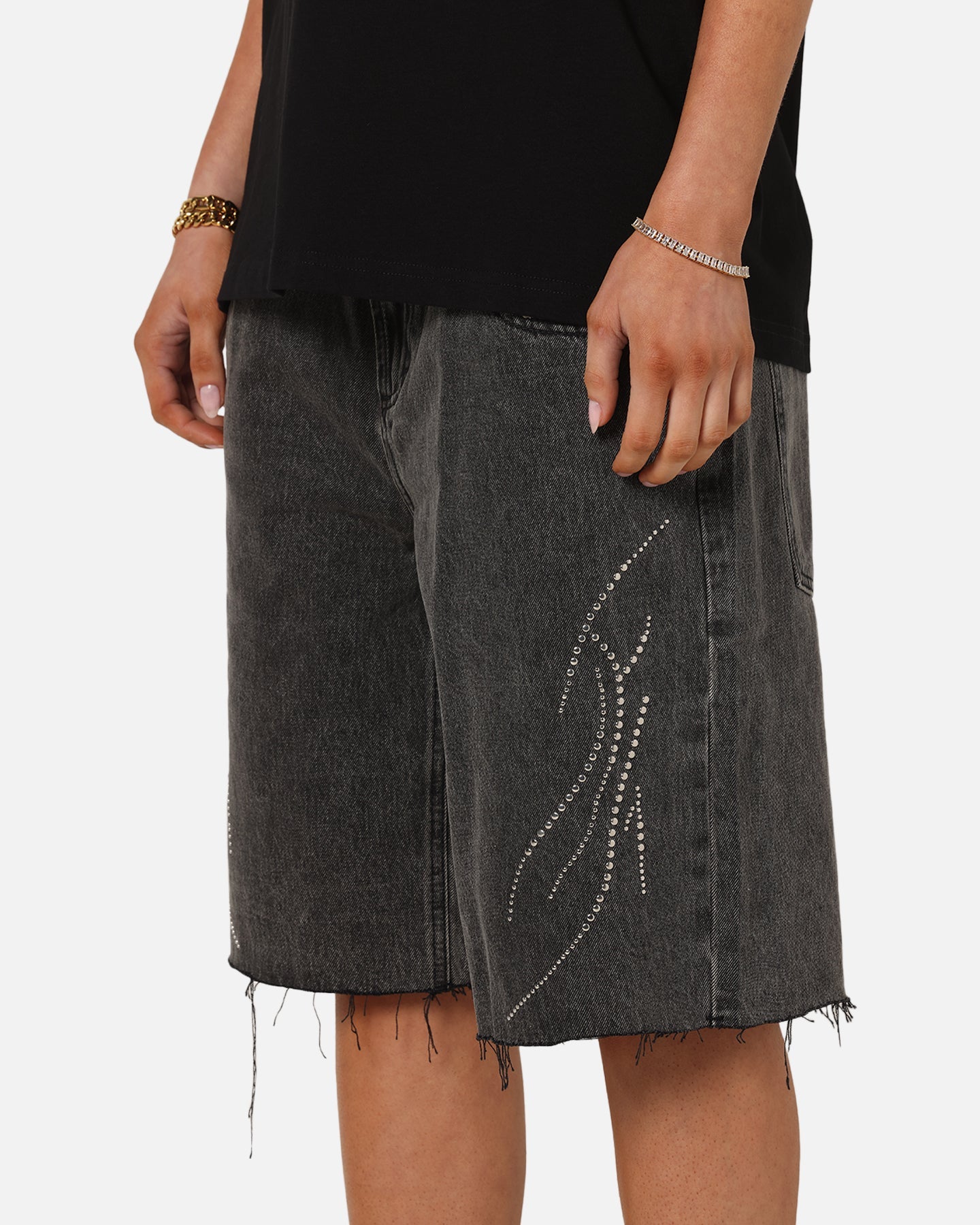 Saint Morta Sanctified Jorts Aged Grey