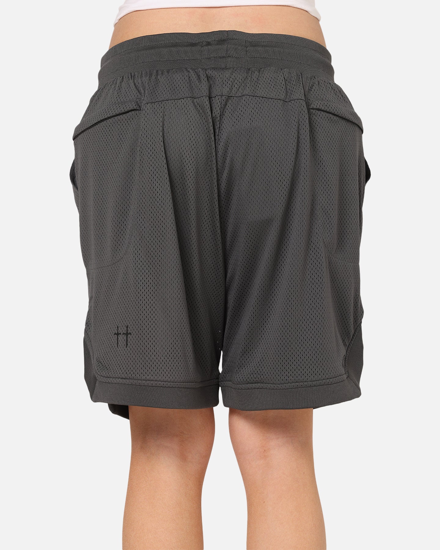 Saint Morta Crested Wing Basketball Shorts Grey