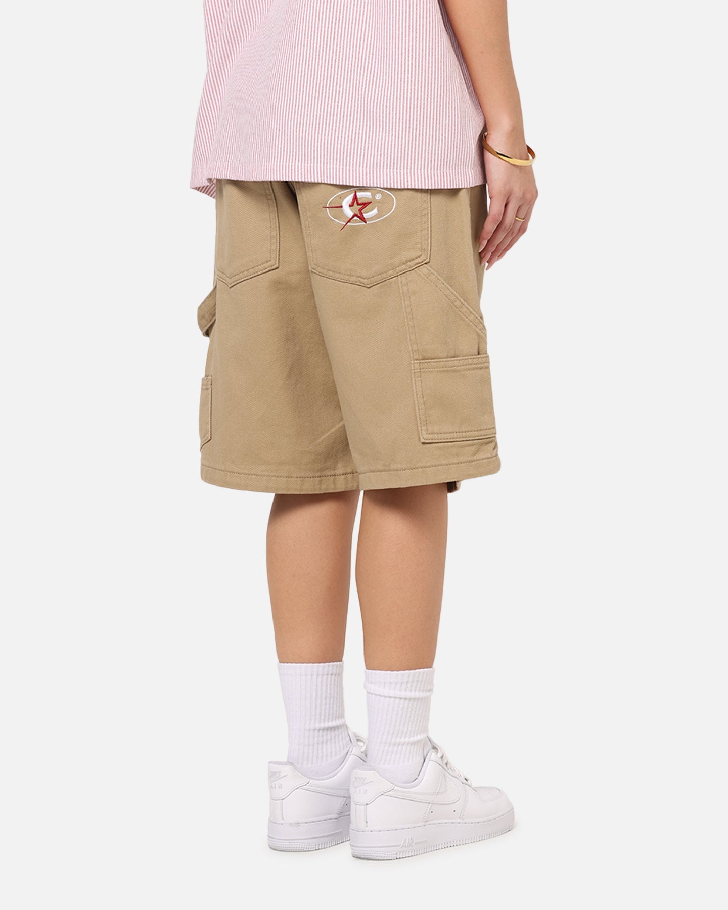 Carre Carpenter Jorts Stone