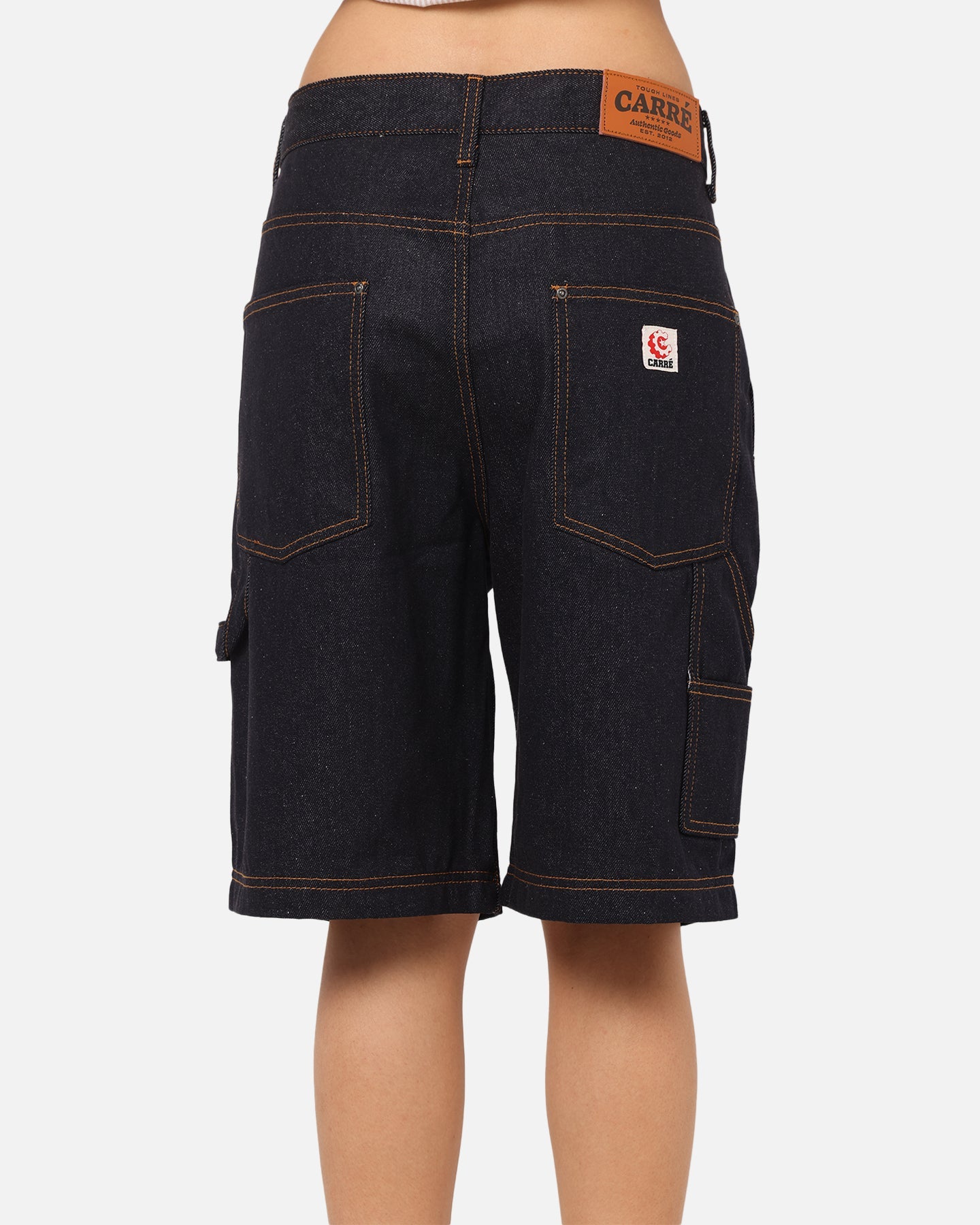 Carre Work Jorts Dark Washed Indigo