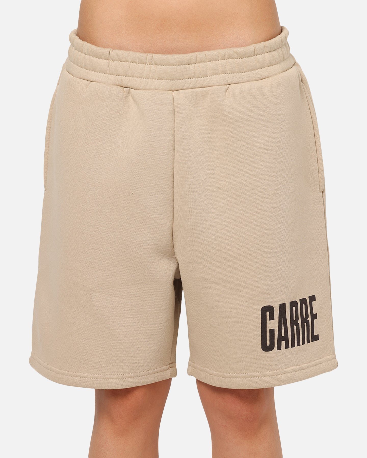 Carre Premium Essentials Sweat Shorts Light Brown