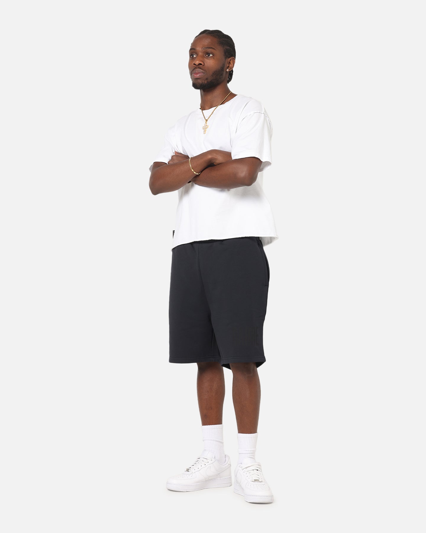 Carre Premium Essentials Sweat Shorts Steel/Black