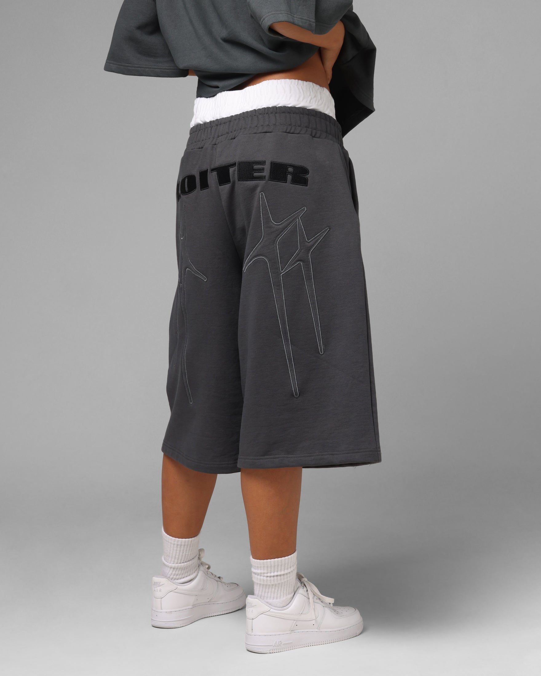 Loiter World Cup Shorts Charcoal