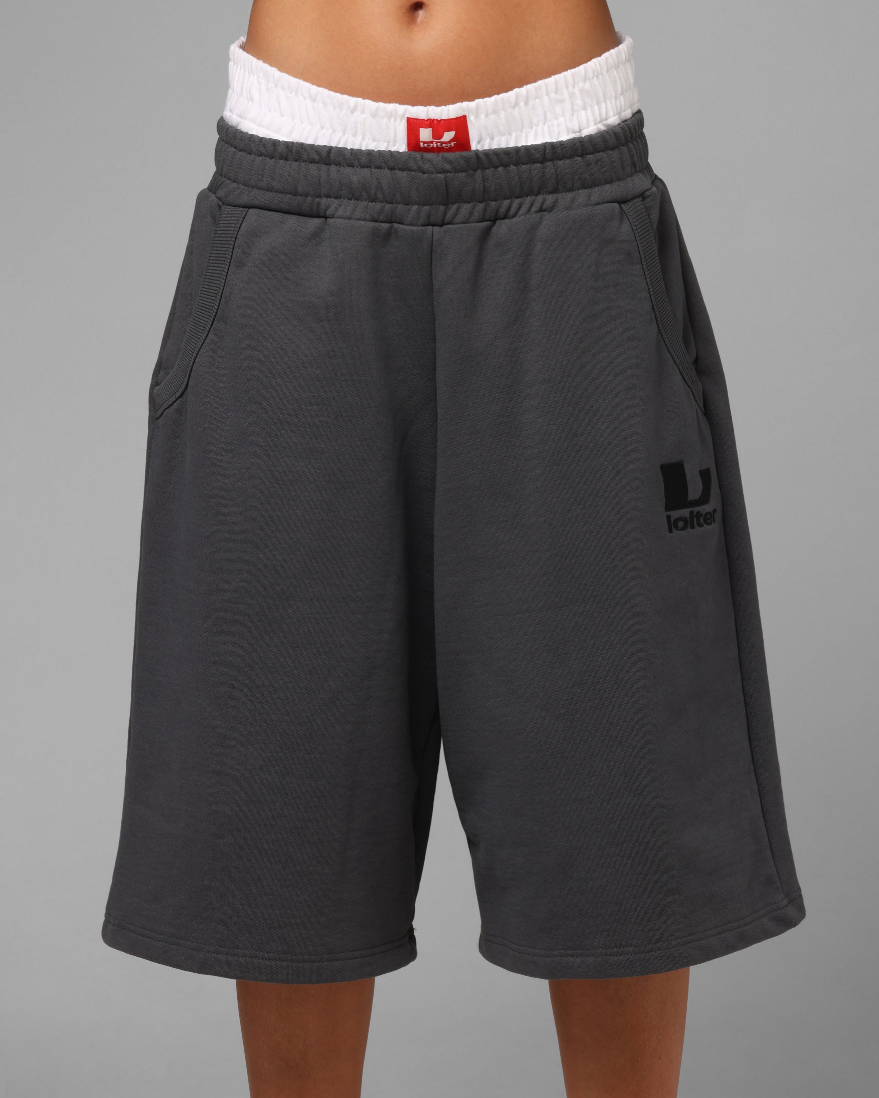 Loiter World Cup Shorts Charcoal