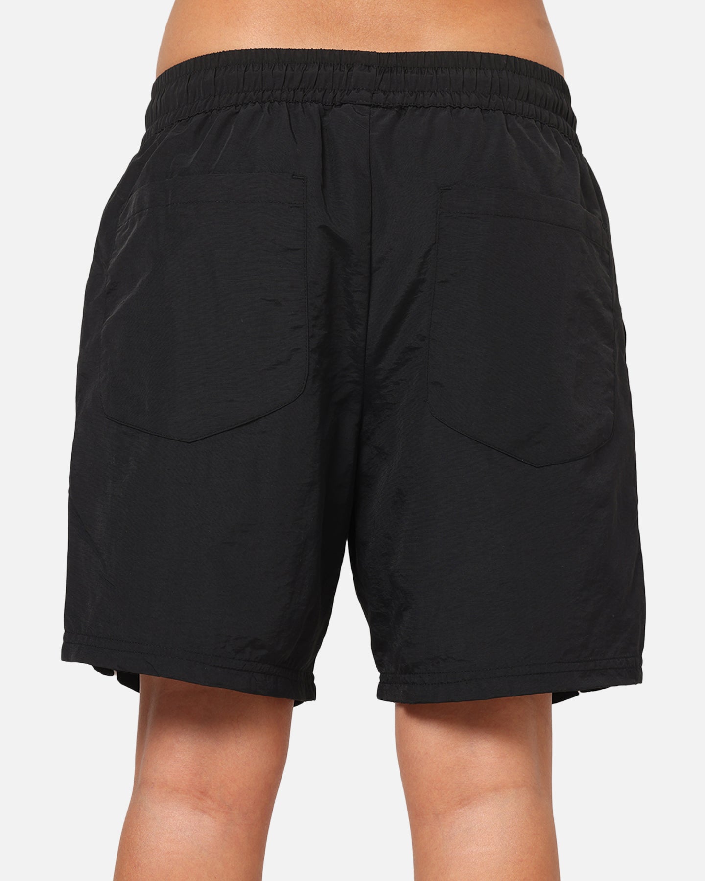 Carre Piped Nylon Shorts Black