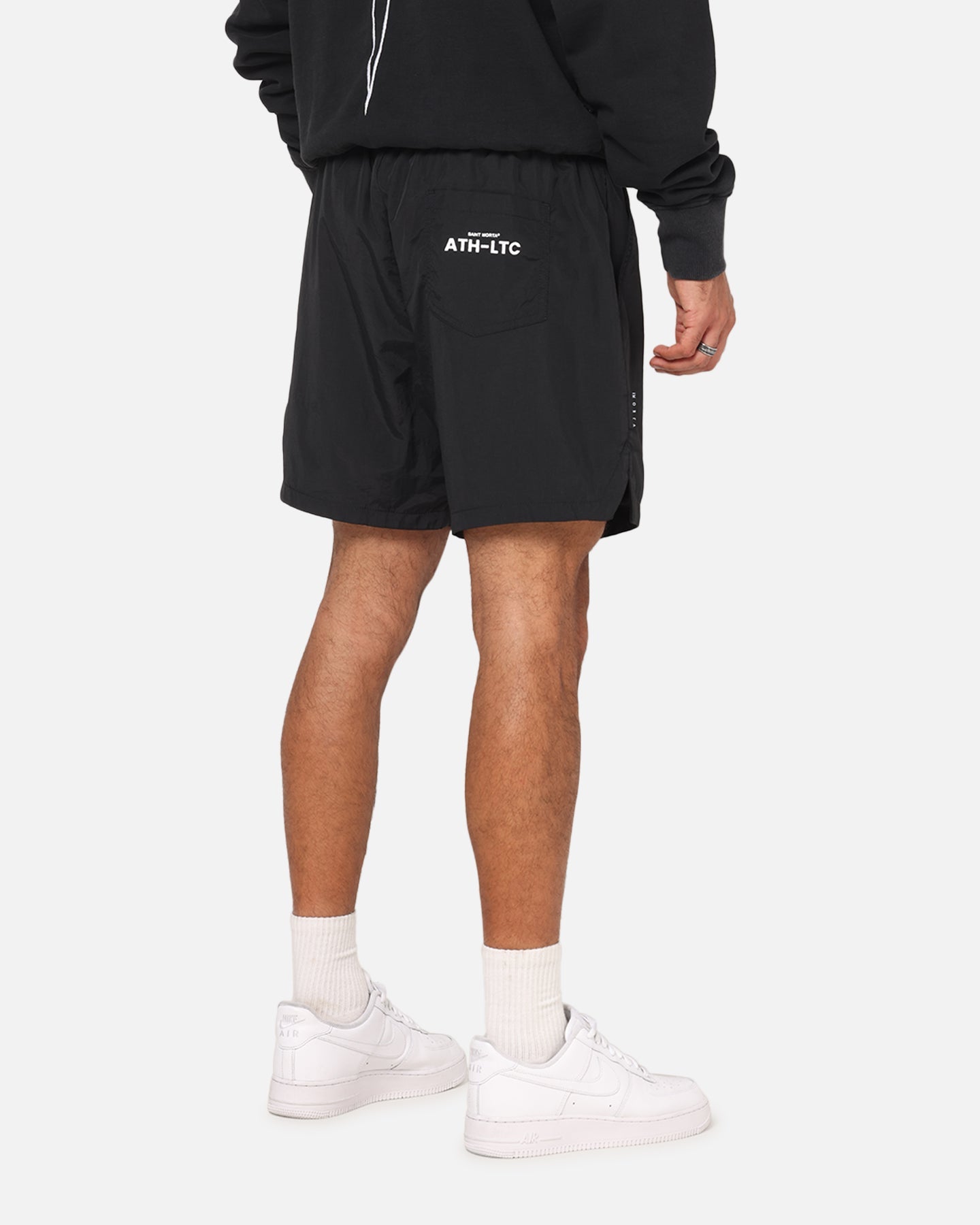 Saint Morta Dagger Sport Beach Shorts Black