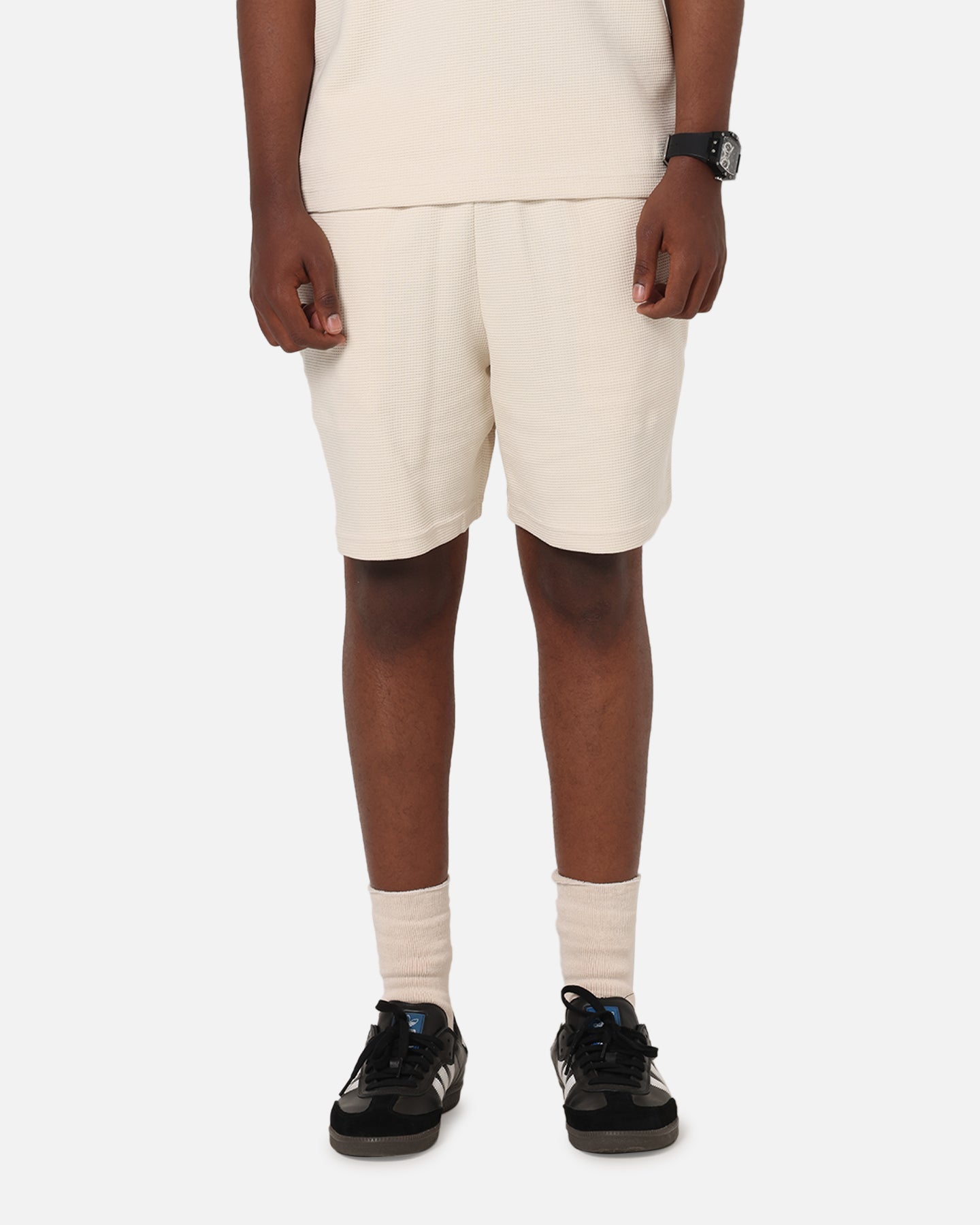 Adidas Trefoil Essentials Waffle Shorts Wonder White