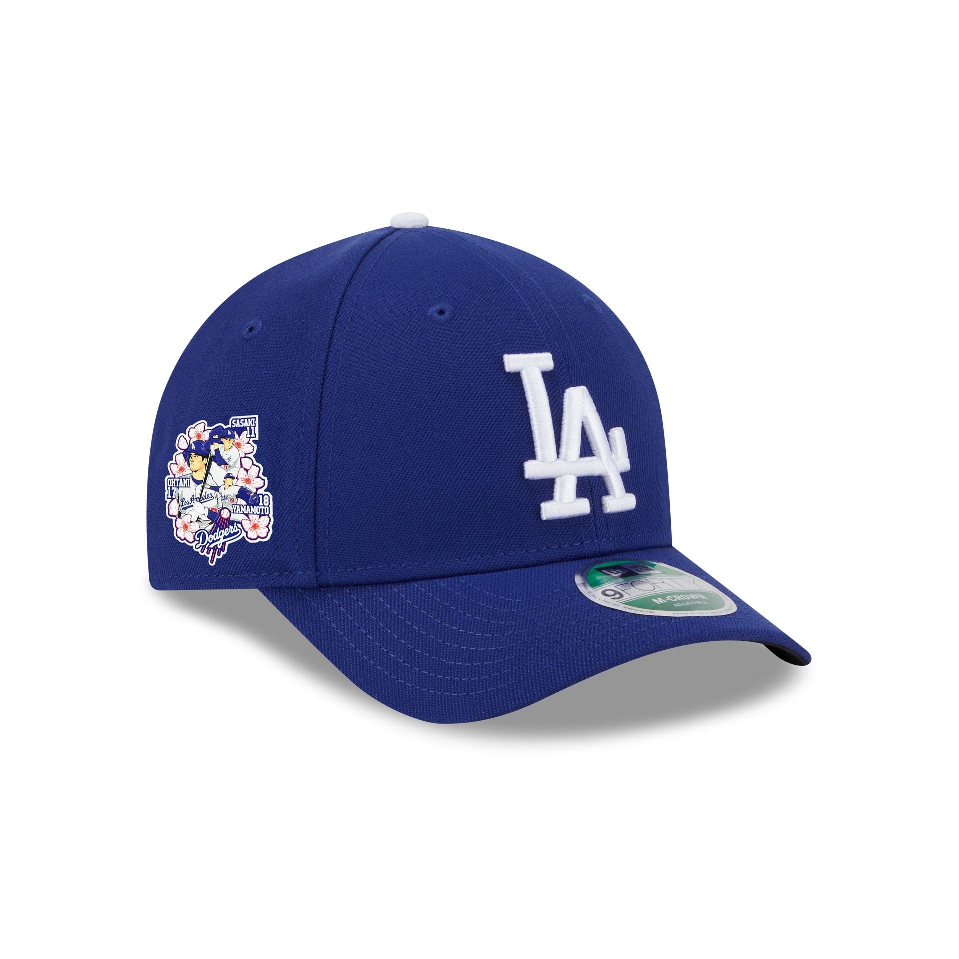 Los Angeles Dodgers Triple Player Side Patch 9FORTY M-Crown Snapback Hat