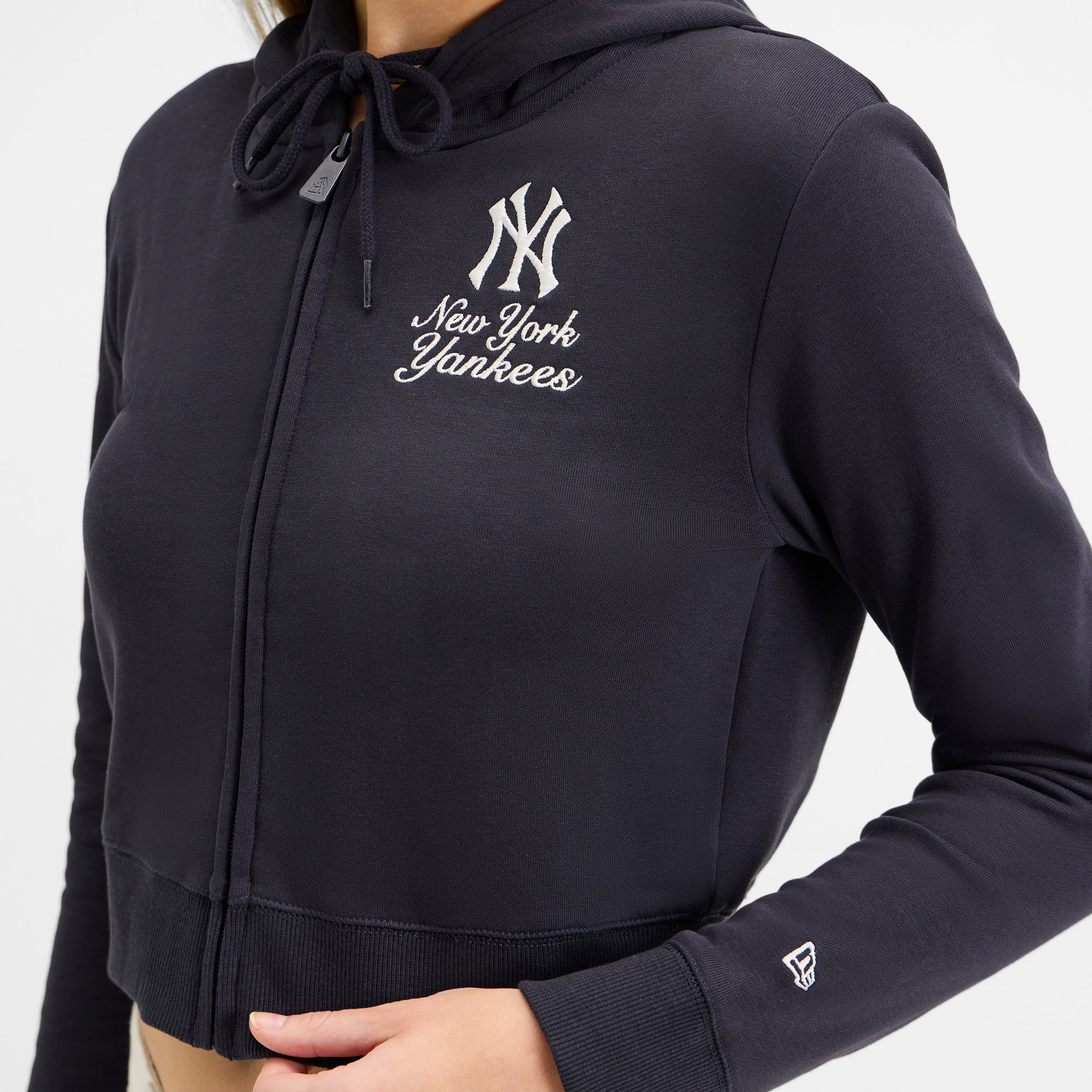 Los Angeles Dodgers Game Day Cropped Women's Zipper Hoodie
