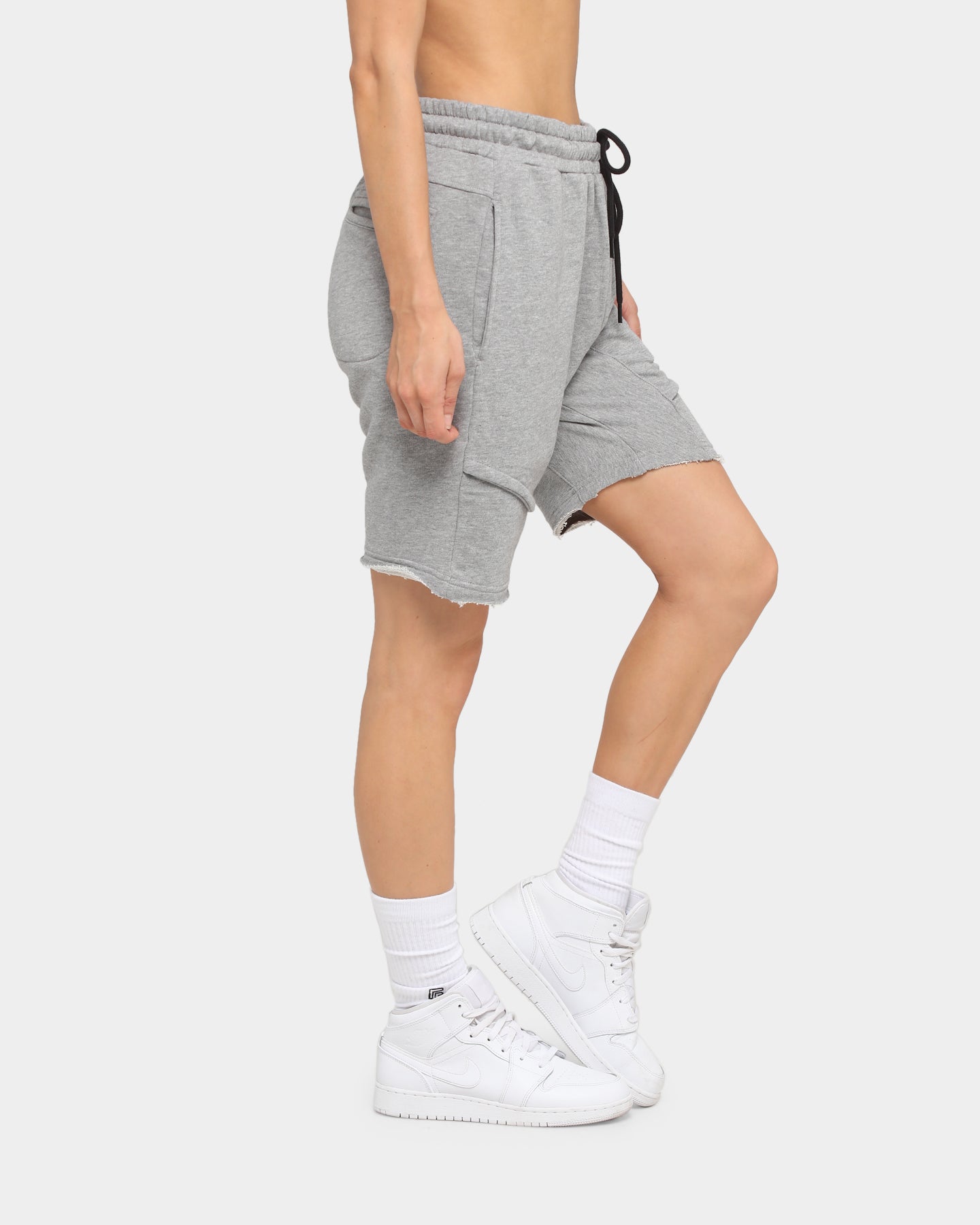 Saint Morta Icon X Track Shorts Grey